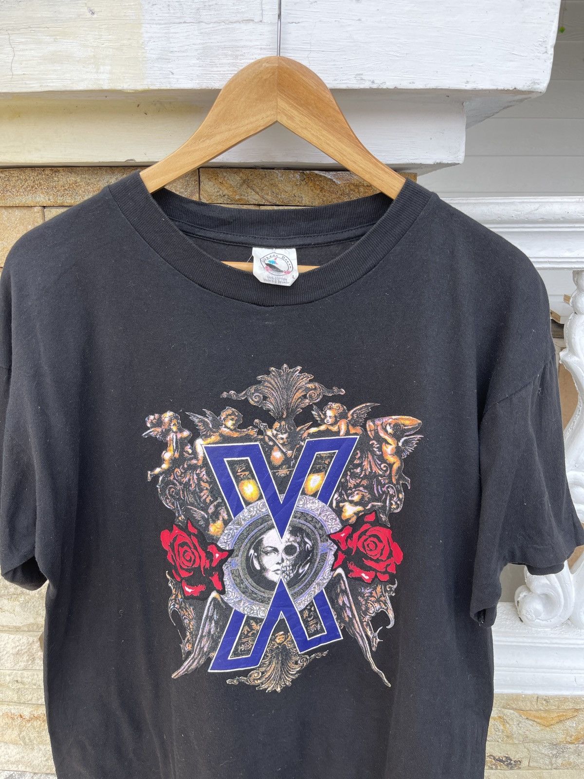 Vtg90 Psychedelic Violence X Crime Of Visual Shock Staff Tee