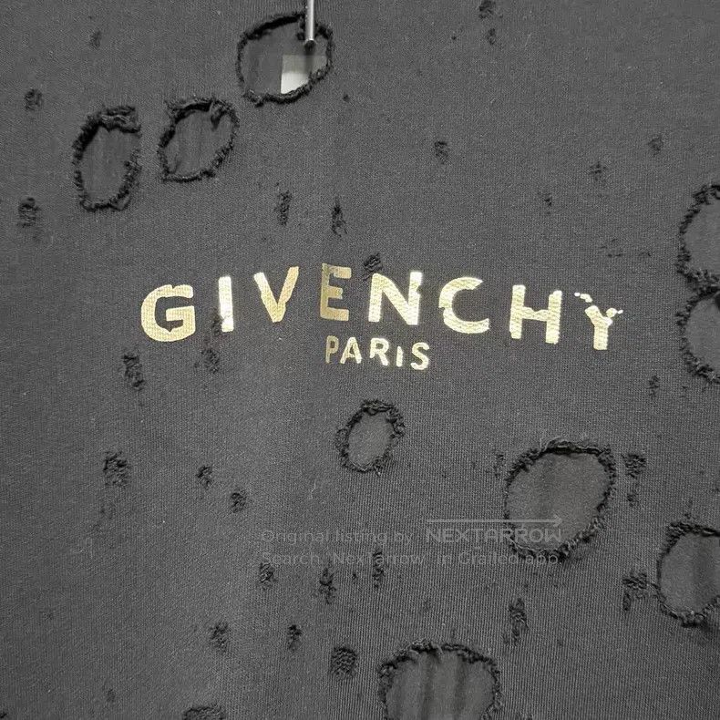 Givenchy Givenchy Metal Hole Vintage Oversized Hooded Sweatshirt, B Size US M / EU 48-50 / 2 - 6 Thumbnail