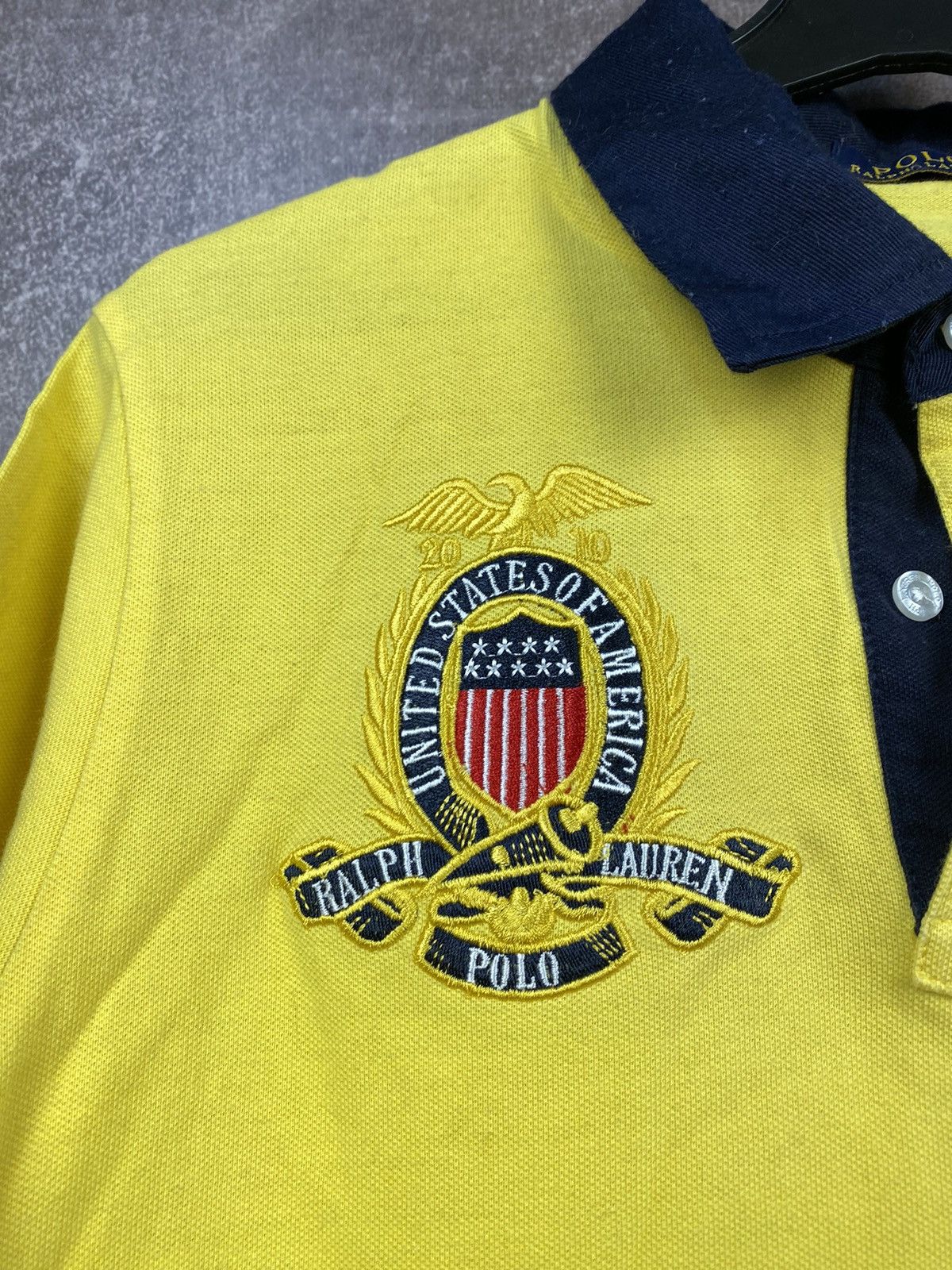 Polo Ralph Lauren Vintage USA Polo Ralph Lauren polo shirt 90s rare Size US L / EU 52-54 / 3 - 2 Thumbnail