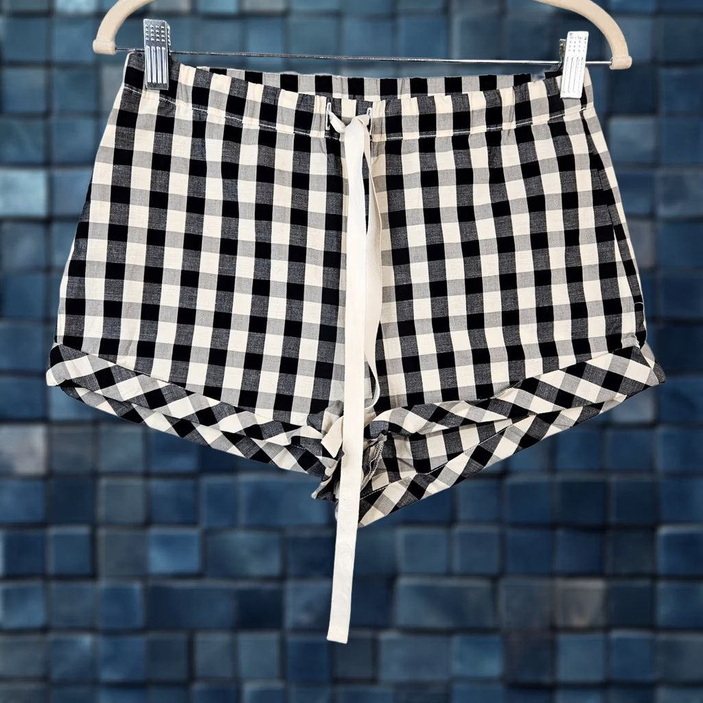 Solid & Striped Solid & Striped Women's XS Gingham Shorts Solid Color Multicolor Casual Cotton 5-Pocket Stretch Regular Front Flat Front Mens? Size 26" / US 2 / IT 38 - 1 Thumbnail