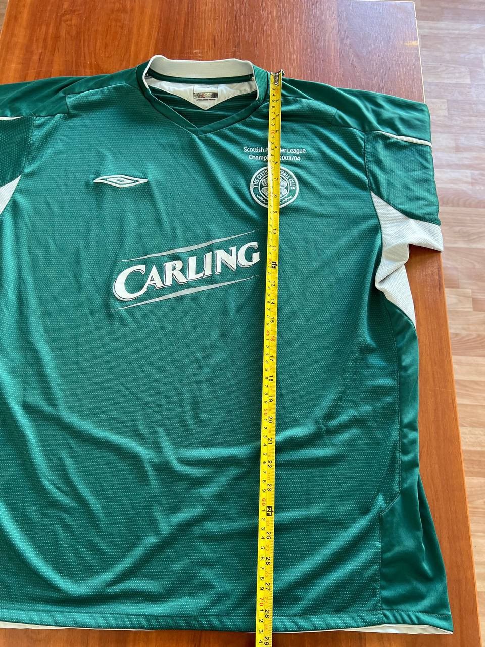 Umbro 2004/5 CELTIC AWAY SOCCER JERSEY FOOTBALL SHIRT UMBRO RARE Size US XXL / EU 58 / 5 - 19 Thumbnail