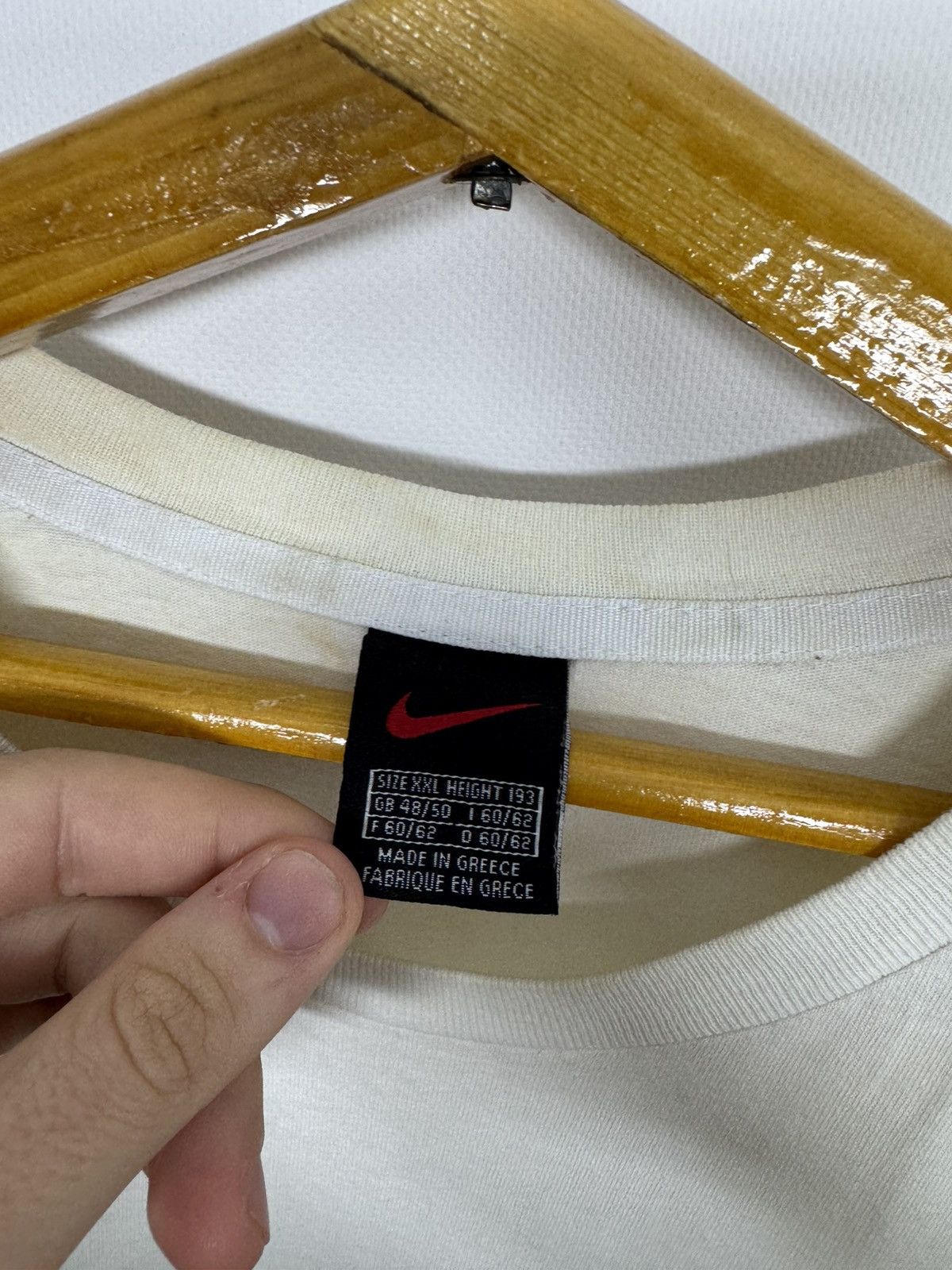 Nike Vintage Y2K Nike Small Swoosh Logo T Shirt 00’s Size US XXL / EU 58 / 5 - 10 Thumbnail