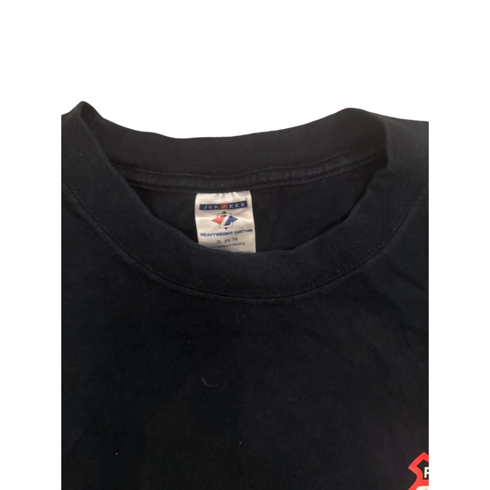 Jerzees Jerzees T Shirt Mens XL Black Cotton Crew Neck Size US XL / EU 56 / 4 - 2 Thumbnail