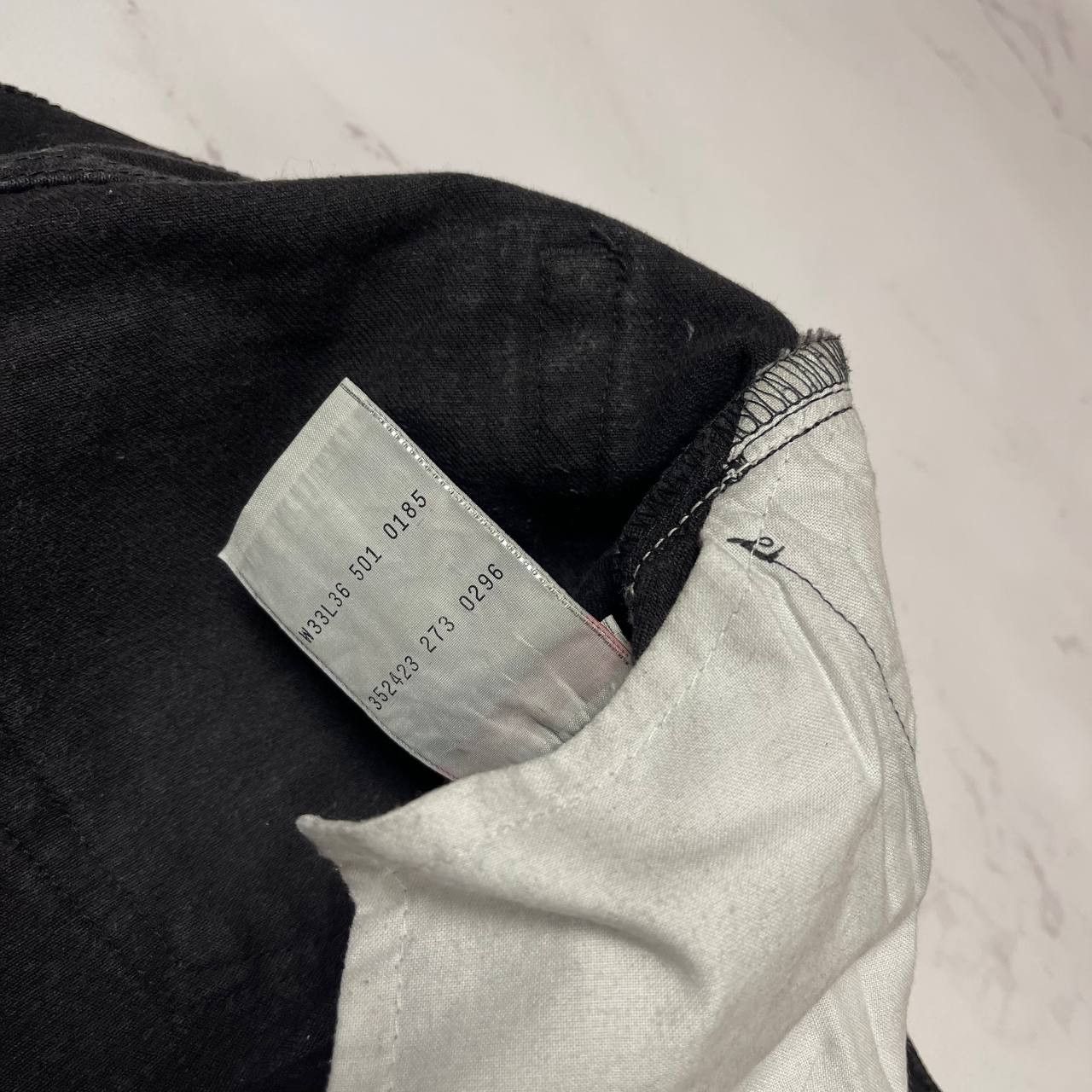 Levi's LEVIS 501 VINTAGE Y2K BLACK DENIM JEANS STREETWEAR STYLE Size US 33 - 17 Thumbnail