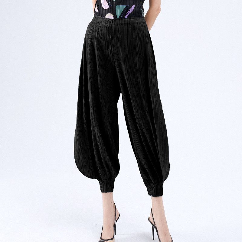 Japanese Brand Solid color bloomers, wide legged loose casual trousers Size 24" / US 00 / IT 34 - 2 Thumbnail