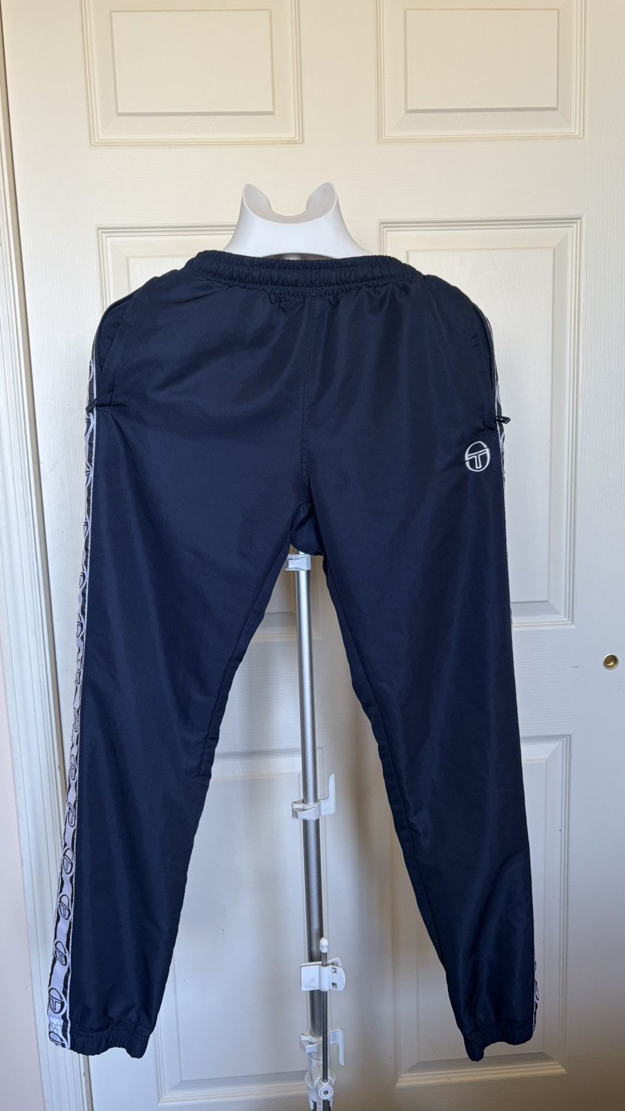 Sergio Tacchini Sergio Tacchini Vintage Track Suit Set Jacket L Pants S Navy Size US 32 / EU 48 - 5 Thumbnail