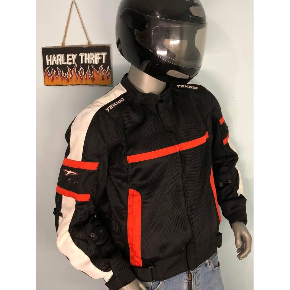 Other TEKNIC Riding Jacket Size 46 Men, With Armor, Mesh Fabric Size US L / EU 52-54 / 3 - 4 Thumbnail