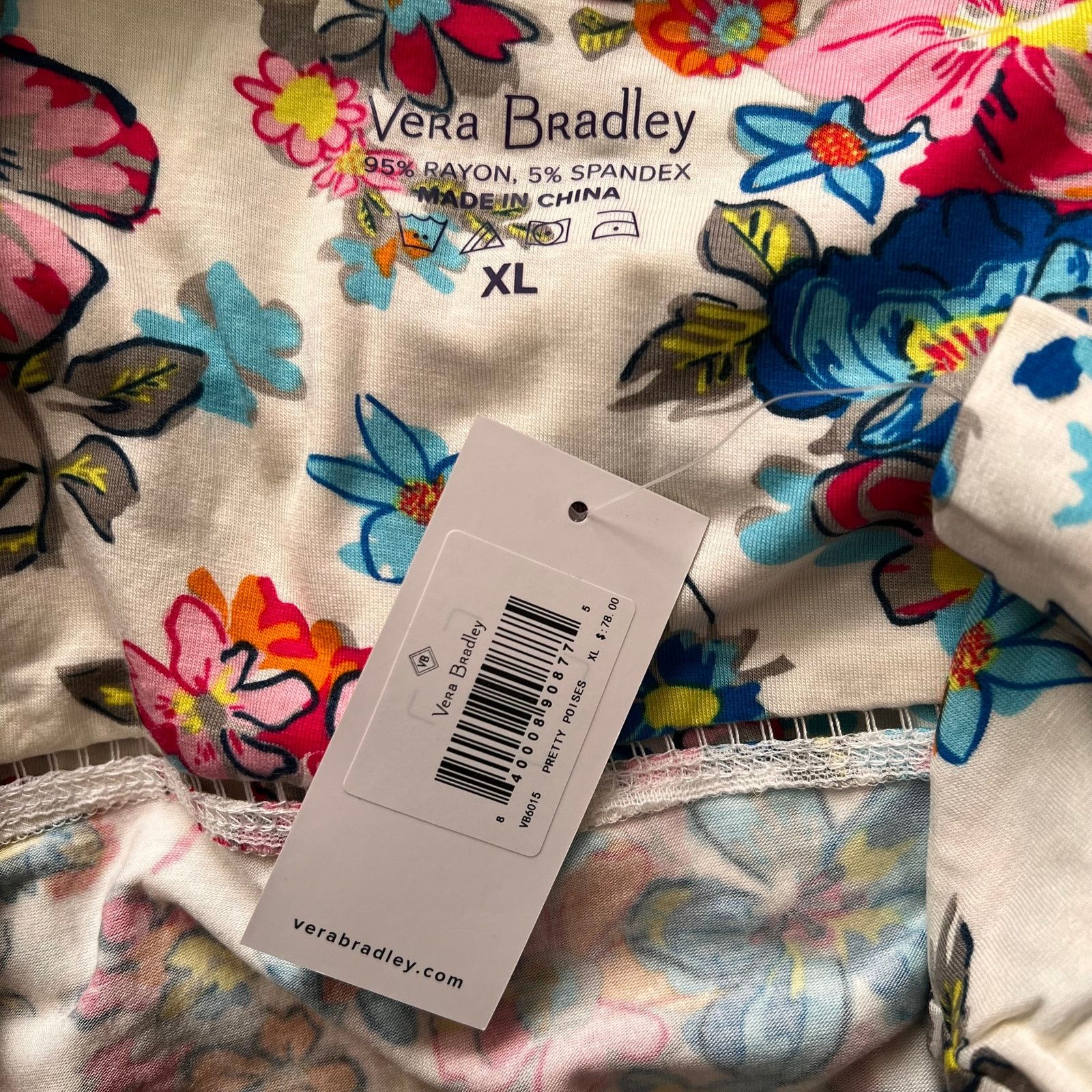 Vera Bradley VERA BRADLEY Pretty Posies Heather Wrap Robe w/ Tags, XL Size ONE SIZE - 16 Thumbnail