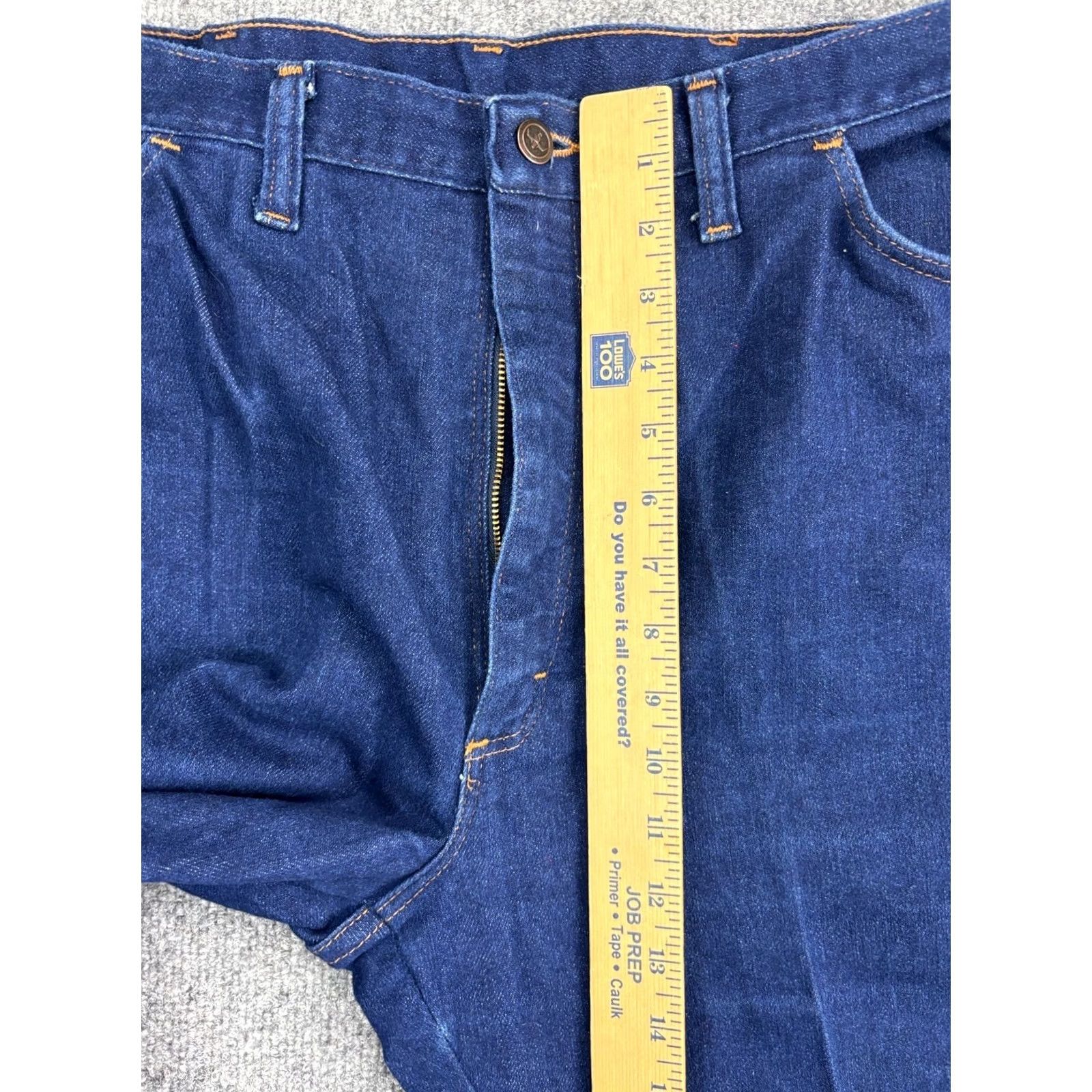 Vintage VINTAGE Sheplers Western Jeans Men's W40 x L28 Dark Blue Cowboy Rodeo USA Made Jeans Mens 40x28 Blue Denim Cowboy USA Size US 40 / EU 56 - 4 Thumbnail