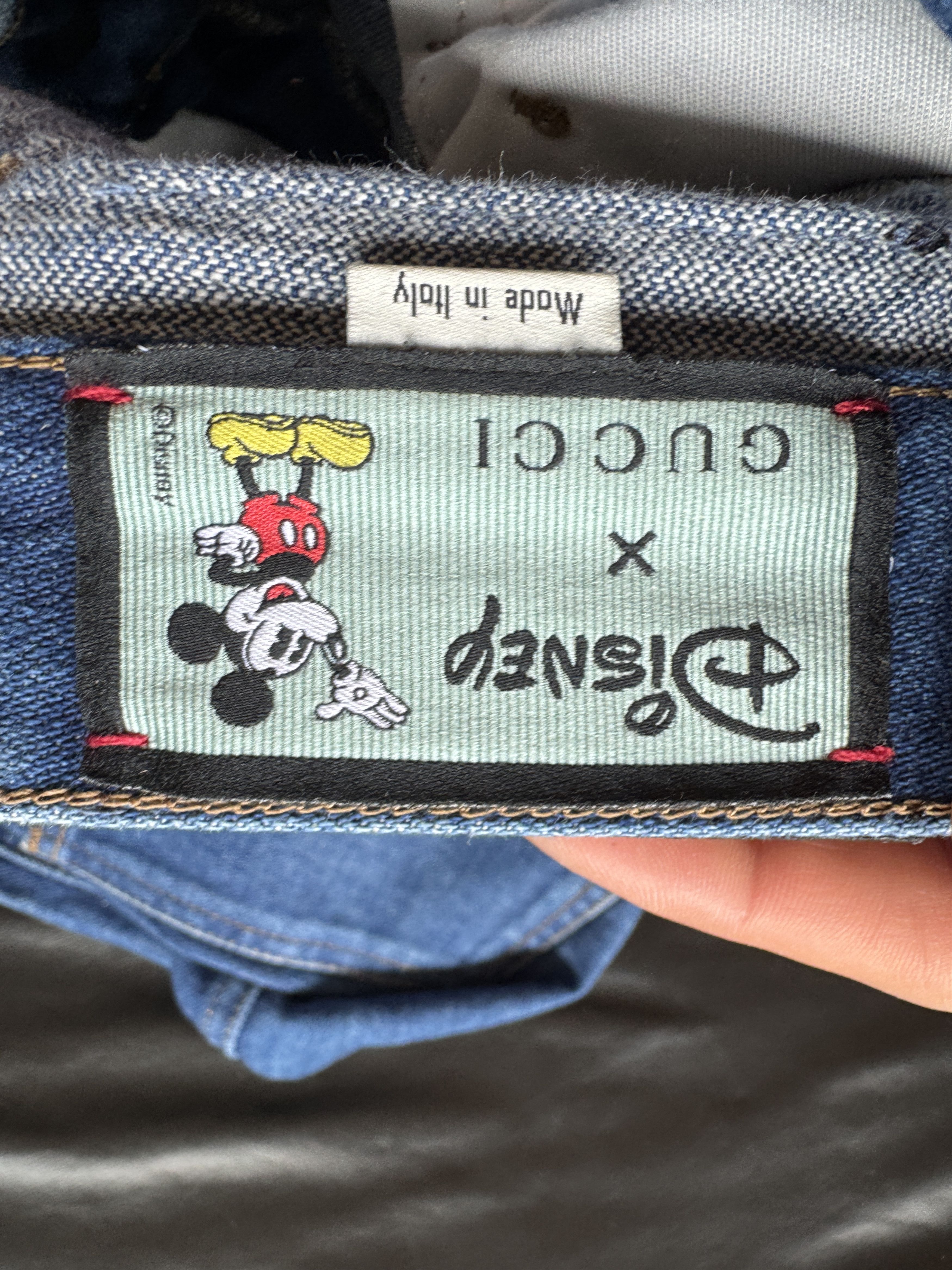 Gucci Mickey Embroidered Jeans Size US 30 / EU 46 - 22 Thumbnail