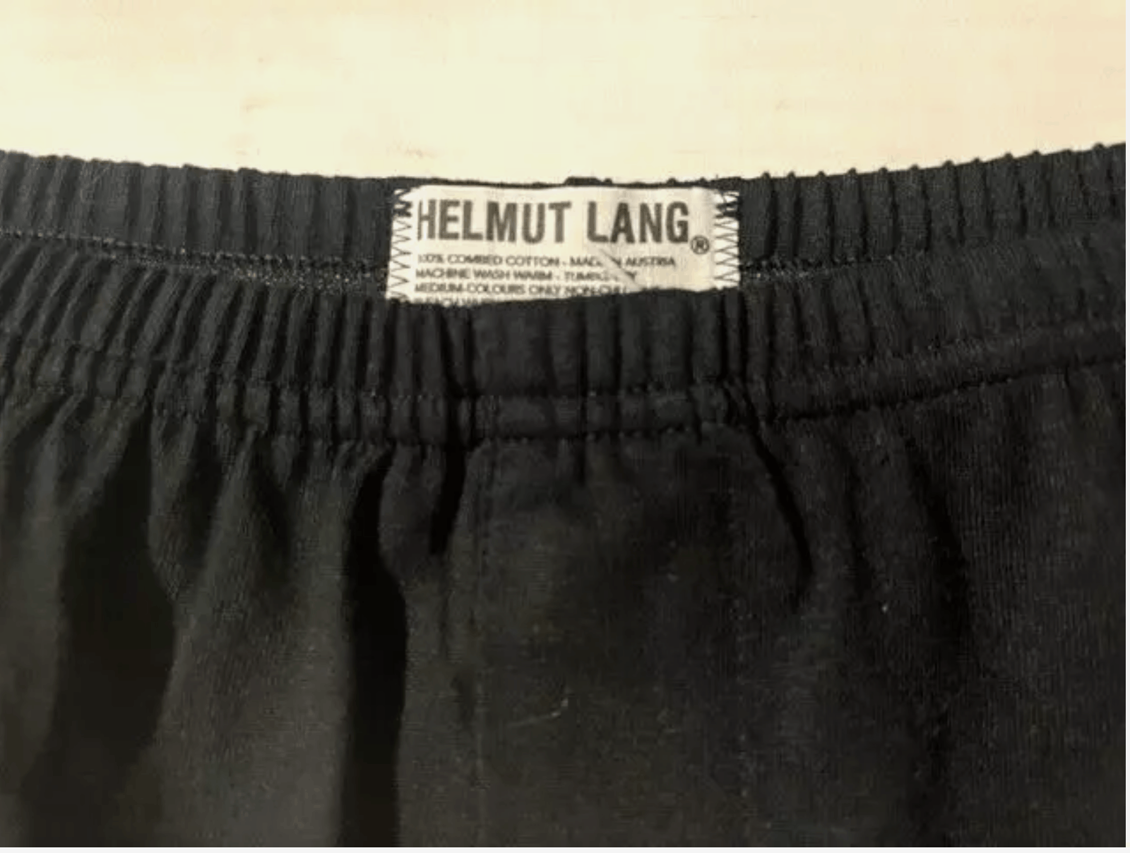 Helmut Lang New Vtg HELMUT LANG Mens Cotton Knit Boxer Short Underwear Size 34 - 4 Thumbnail