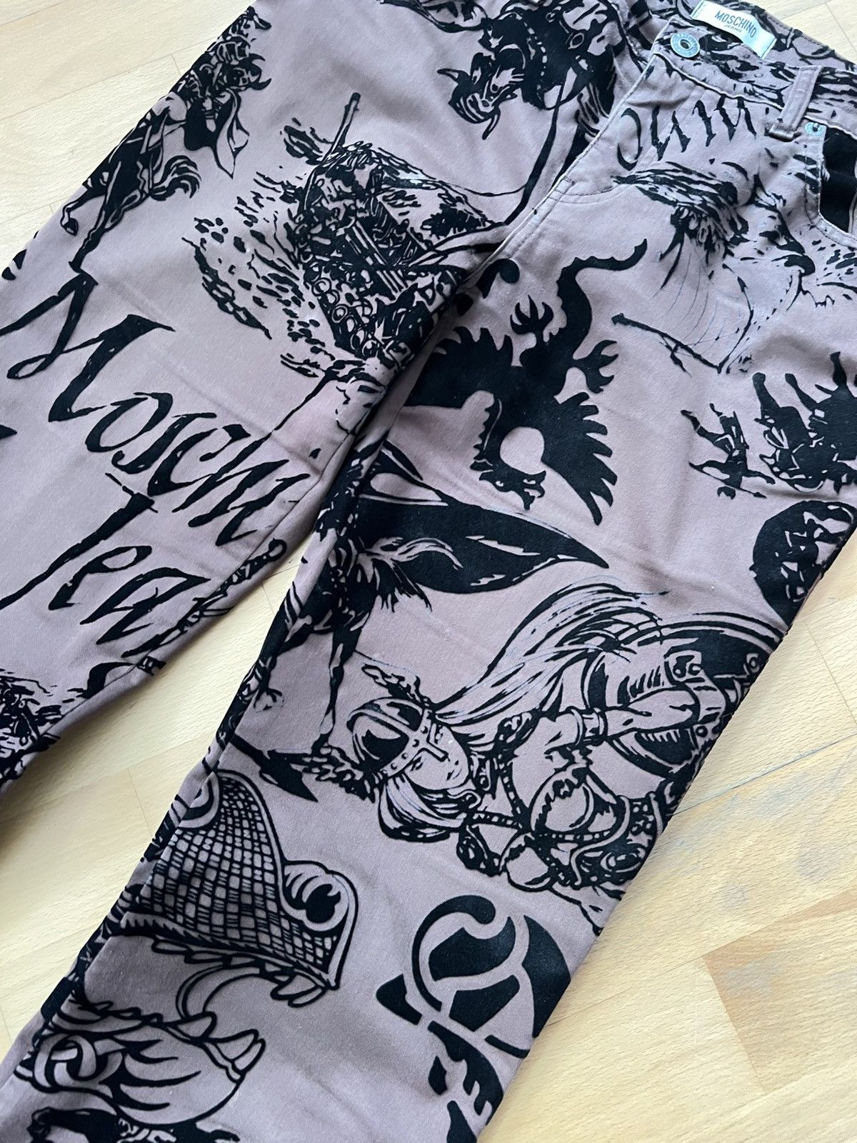 Moschino Moschino viking jeans Size 29" - 2 Thumbnail