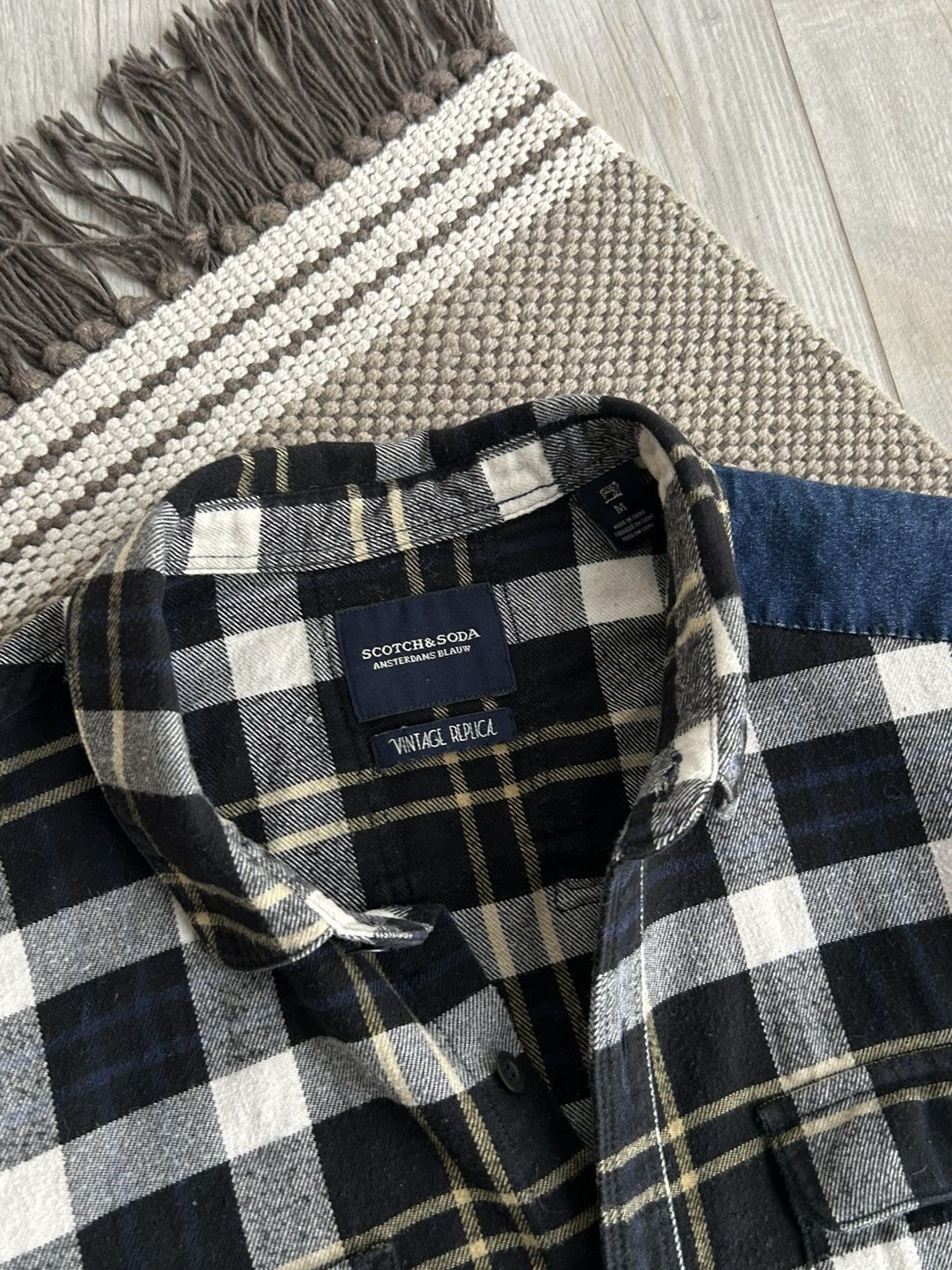 Scotch & Soda Scotch & Soda Flannel Patch Shirt Men’s Size US M / EU 48-50 / 2 - 4 Thumbnail