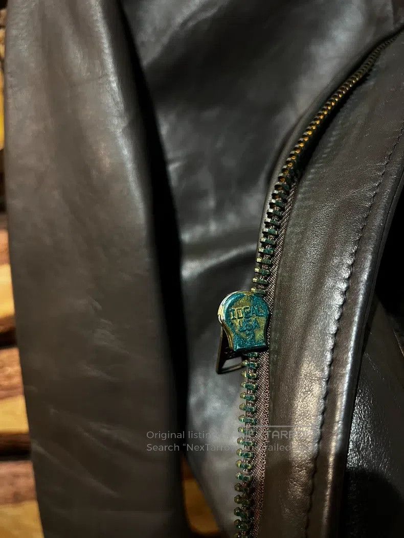 Schott Schott 641 Classic stand-up collar motorcycle leather jack Size US XS / EU 42 / 0 - 3 Thumbnail