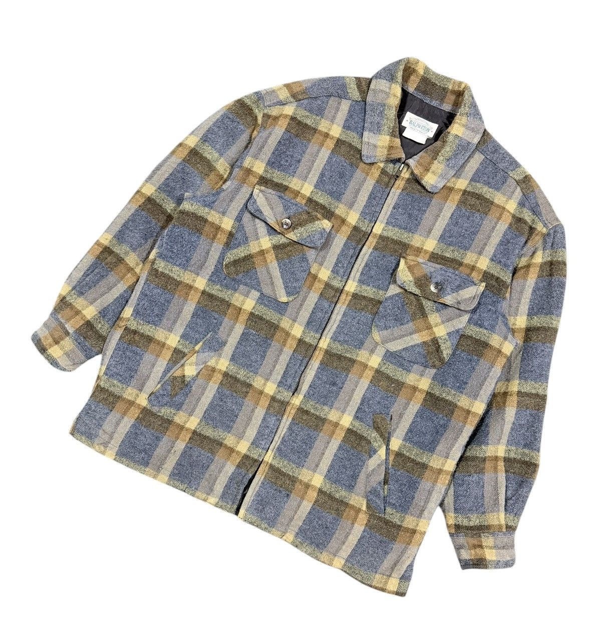 Ralph Lauren Vtg🔥Ralph Eton Shadow Plaid Tartan Hunting Wool Jacket Size US M / EU 48-50 / 2 - 7 Thumbnail