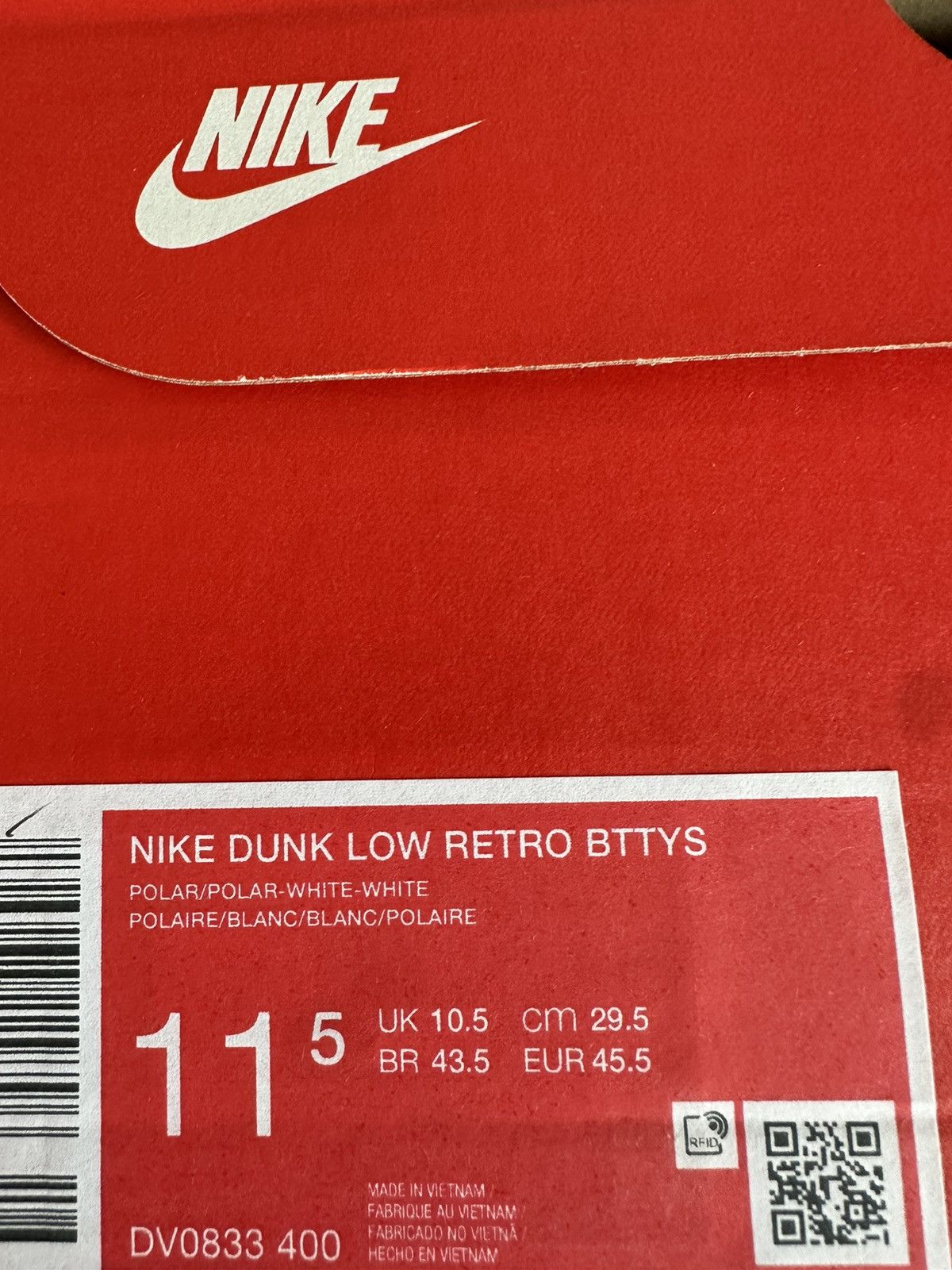 Nike Nike Dunk Low Polar Blue Size 11.5 Size US 11.5 / EU 44-45 - 8 Thumbnail