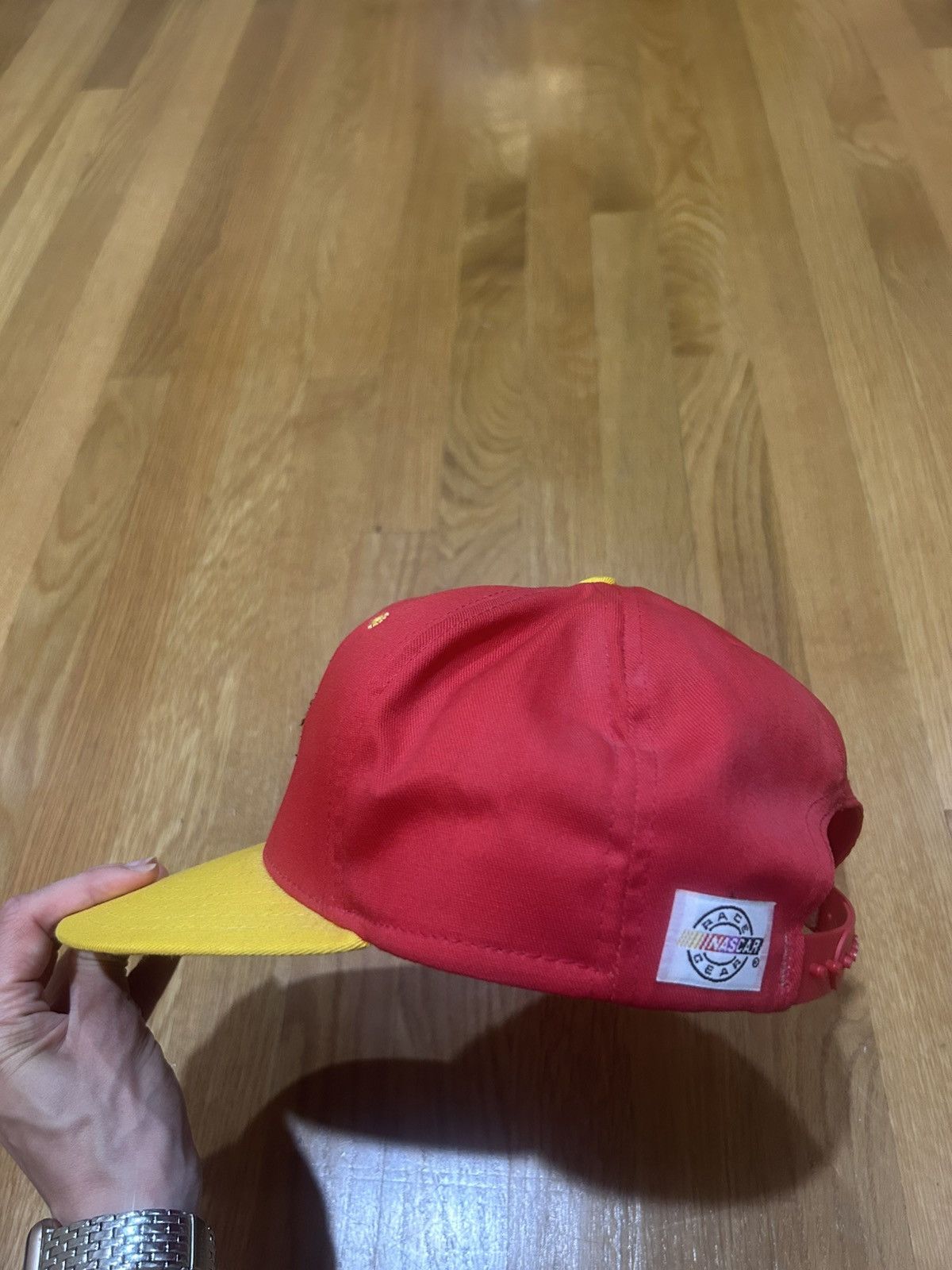 NASCAR NASCAR vintage y2k McDonalds racing team SnapBack hat #27 Size ONE SIZE - 5 Thumbnail
