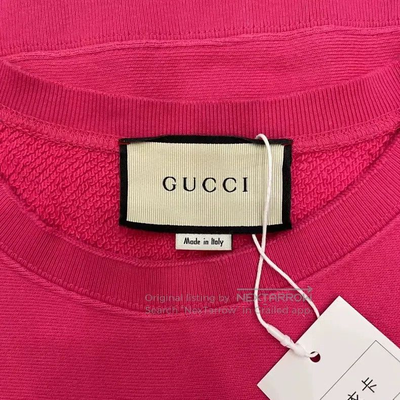 Gucci Gucci Bear Pink Sweatshirt Size M / US 6-8 / IT 42-44 - 3 Thumbnail