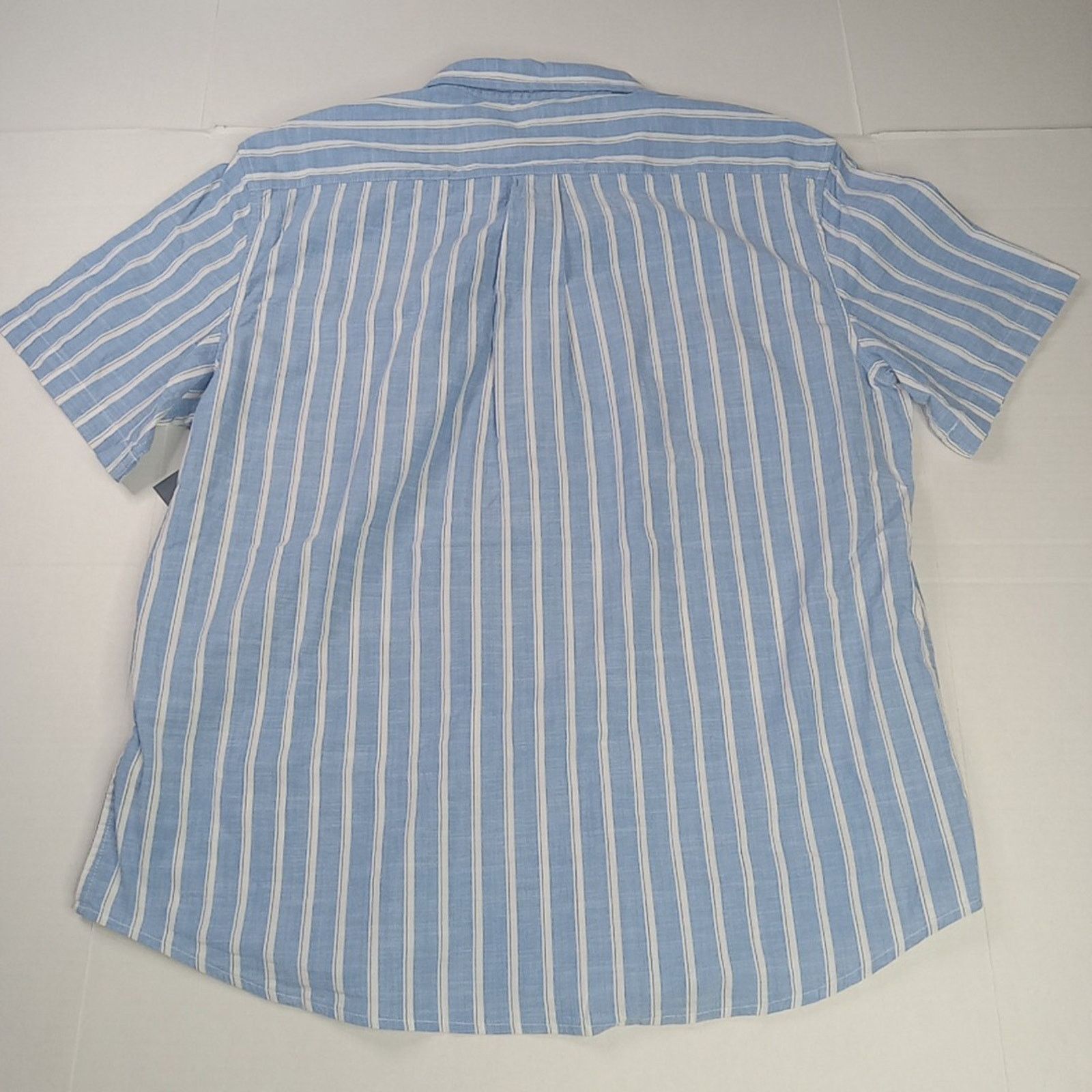 U.S. Polo Assn. U.S. Polo Assn. Woven Shirt Men's 2XL Stretch Blue Striped Size US XXL / EU 58 / 5 - 7 Thumbnail