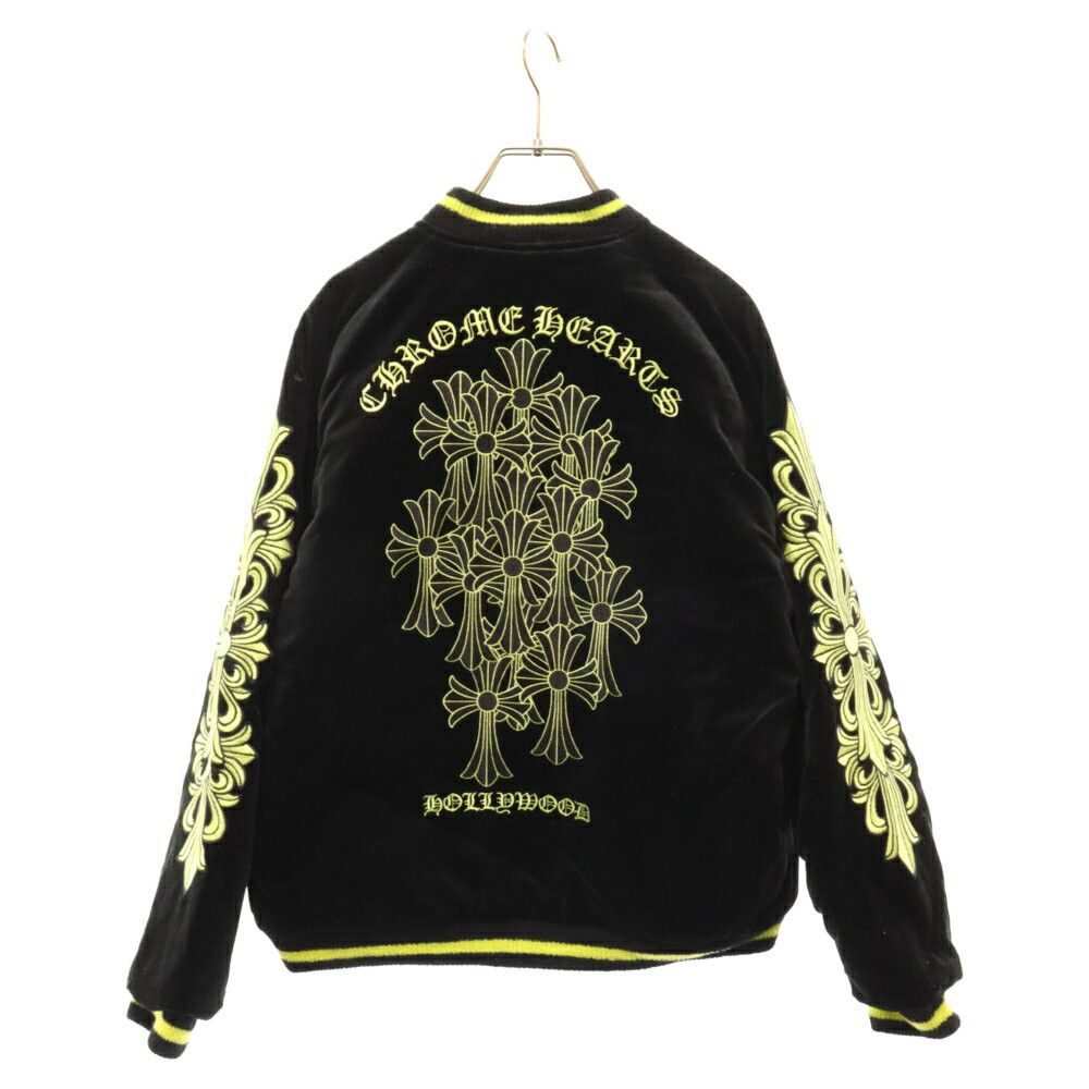 image of Chrome Hearts x Matty Boy Ppo Souvenir Reversible Jacket in Black, Men's (Size Large)