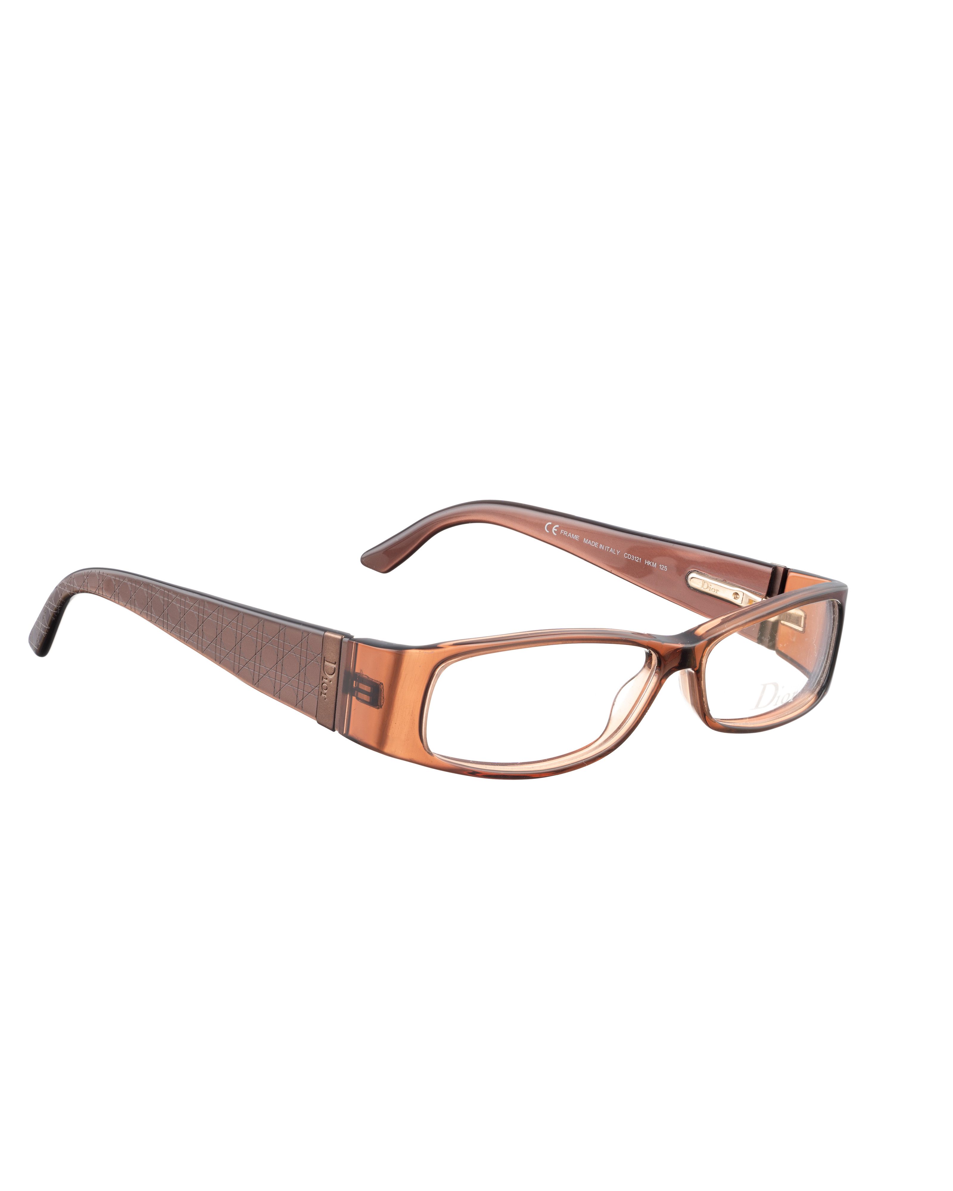Dior Dior 00s Deep Brown Plastic Glasses Size ONE SIZE - 2 Thumbnail