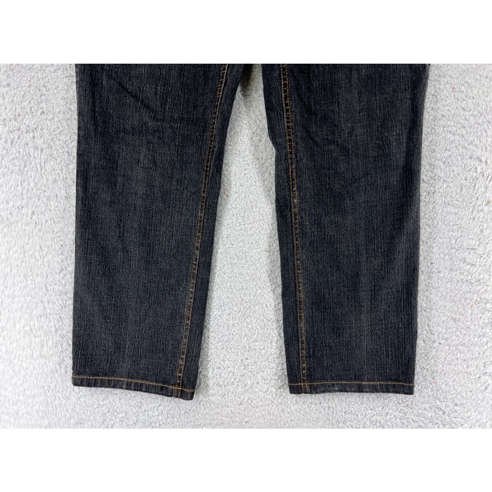 Faded Glory Faded Glory Jeans Womens Black Denim Bootcut Stretch Mid Rise 31x27 Jeans Size 24" / US 00 / IT 34 - 2 Thumbnail