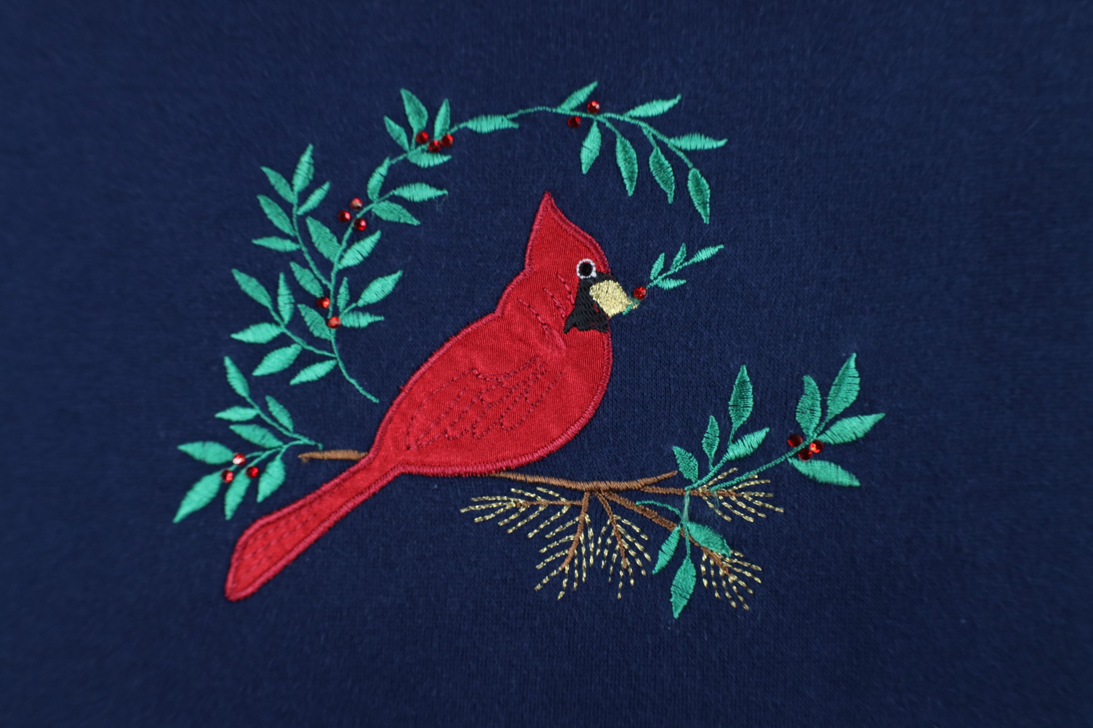 Vintage Vintage 90s Streetwear Cardinal Bird Layered Sweatshirt Size XL / US 12-14 / IT 48-50 - 4 Thumbnail