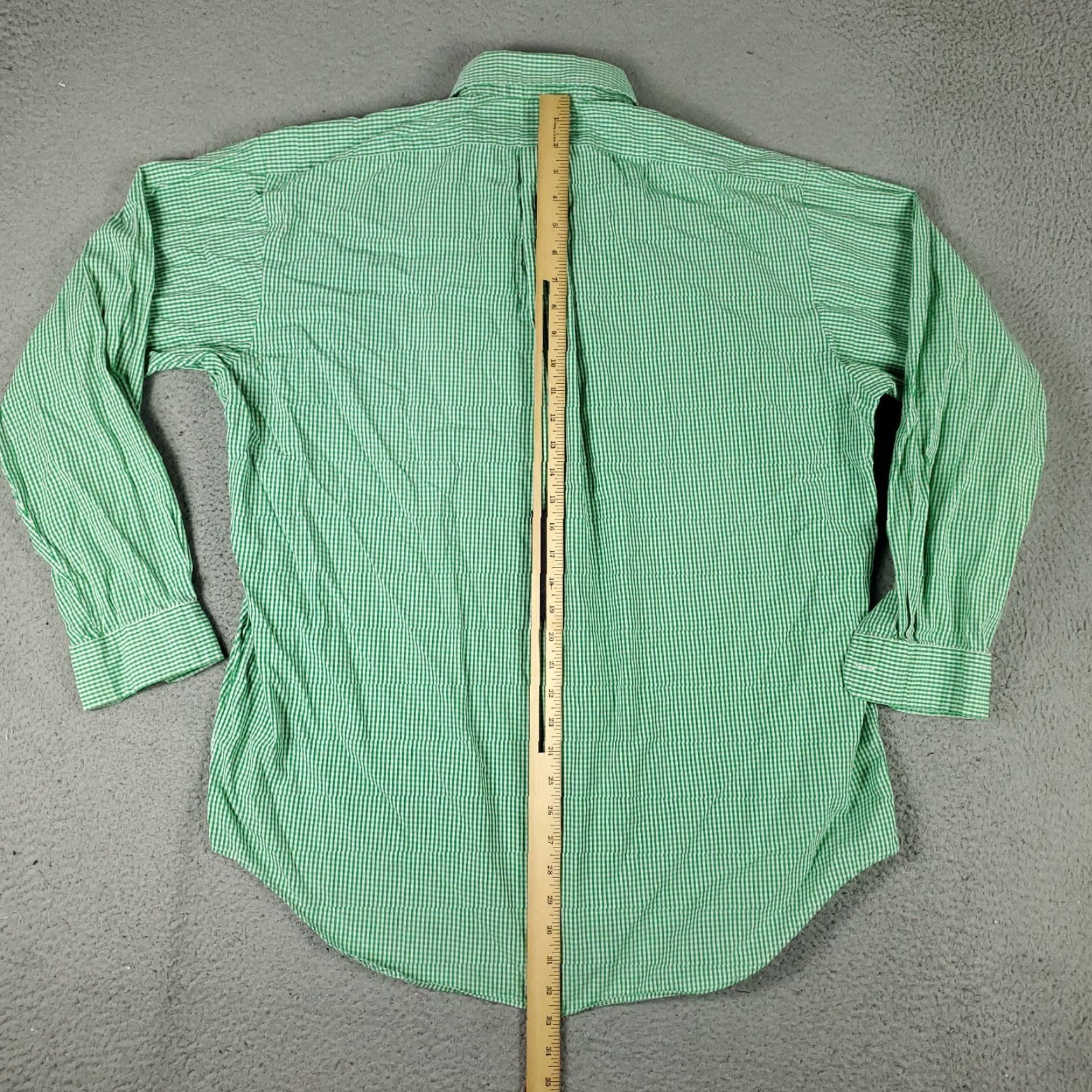 Ralph Lauren Ralph Lauren Button-Up Shirt Mens Large Green Check Casual Long Sleeve Classic Preppy Size US L / EU 52-54 / 3 - 6 Thumbnail