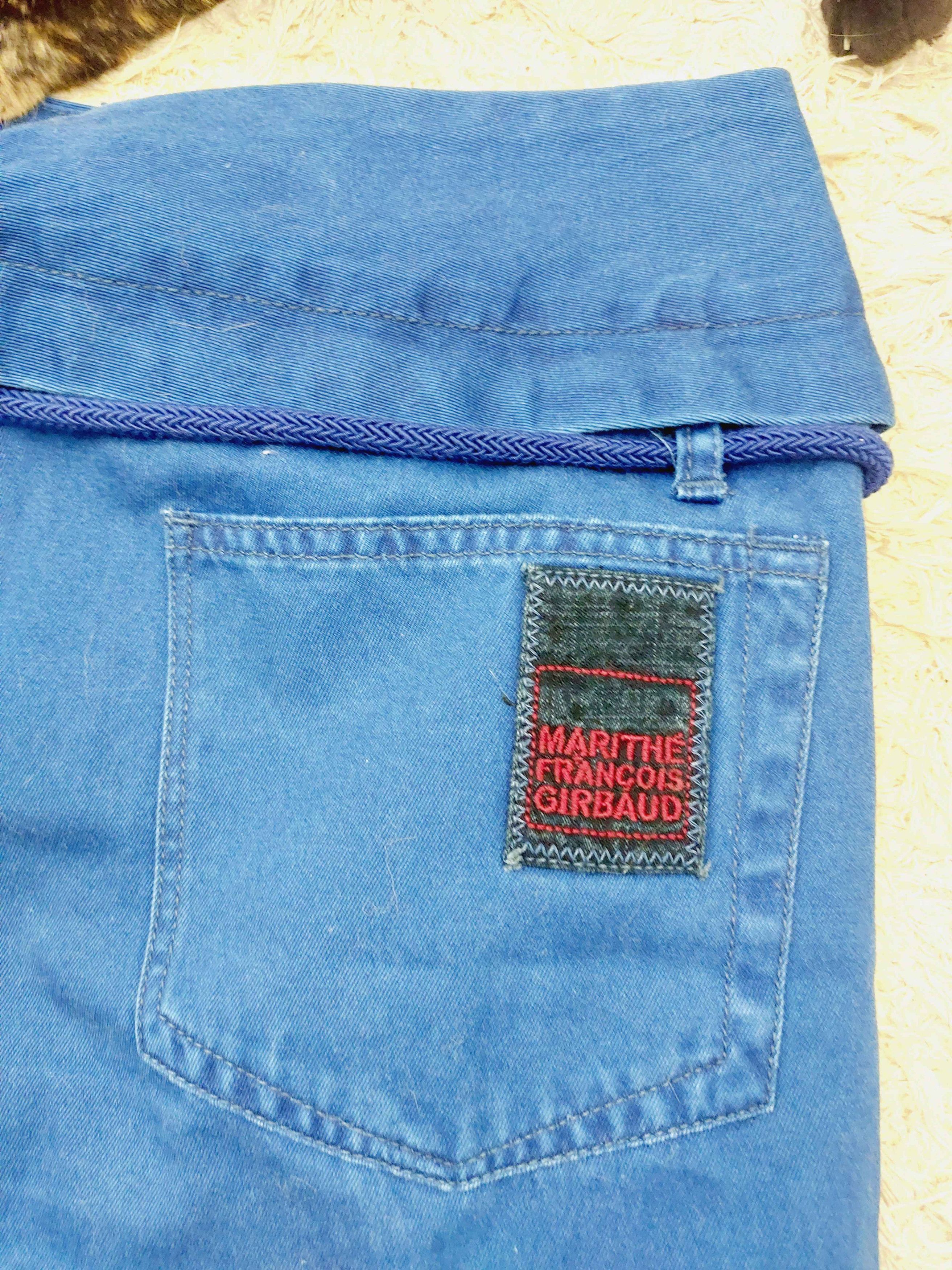 Marithe + Francois Girbaud Marithé + Francois Girbaud Patchwork Denim Pouch Maxi Skirt Size 32" / US 10 / IT 46 - 10 Thumbnail