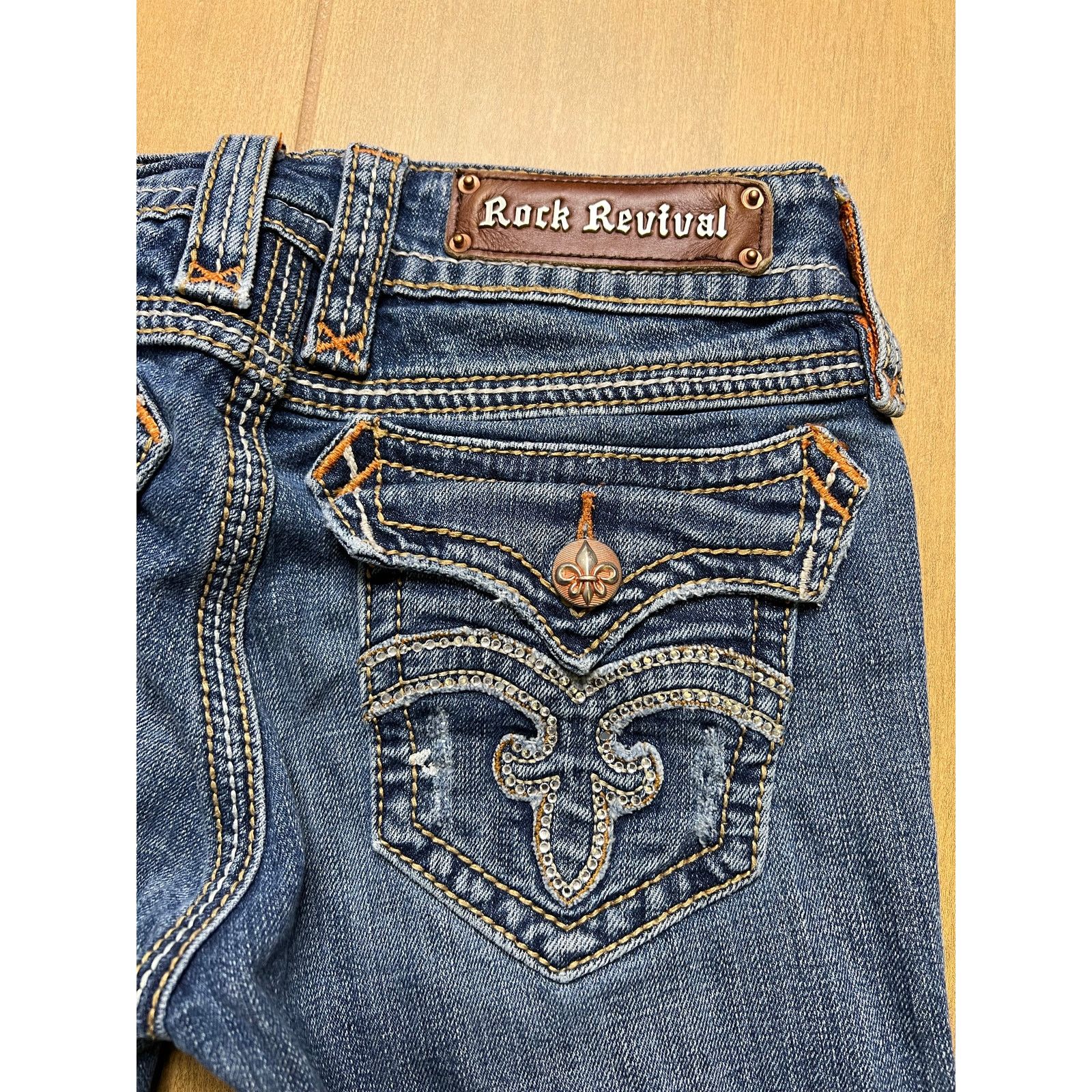 Rock Revival Y2K Rock Revival Women’s Debbie Bootcut Jean Size 28 flare Size 28" / US 6 / IT 42 - 8 Thumbnail