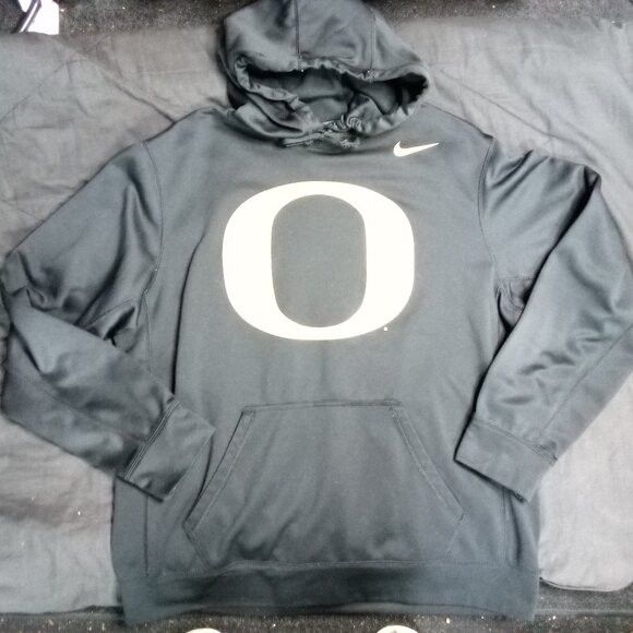 NCAA × Nike Vintage Y2K Nike Therma-Fit Oregon Ducks Hoodie Sweatshirt Size US L / EU 52-54 / 3 - 2 Thumbnail