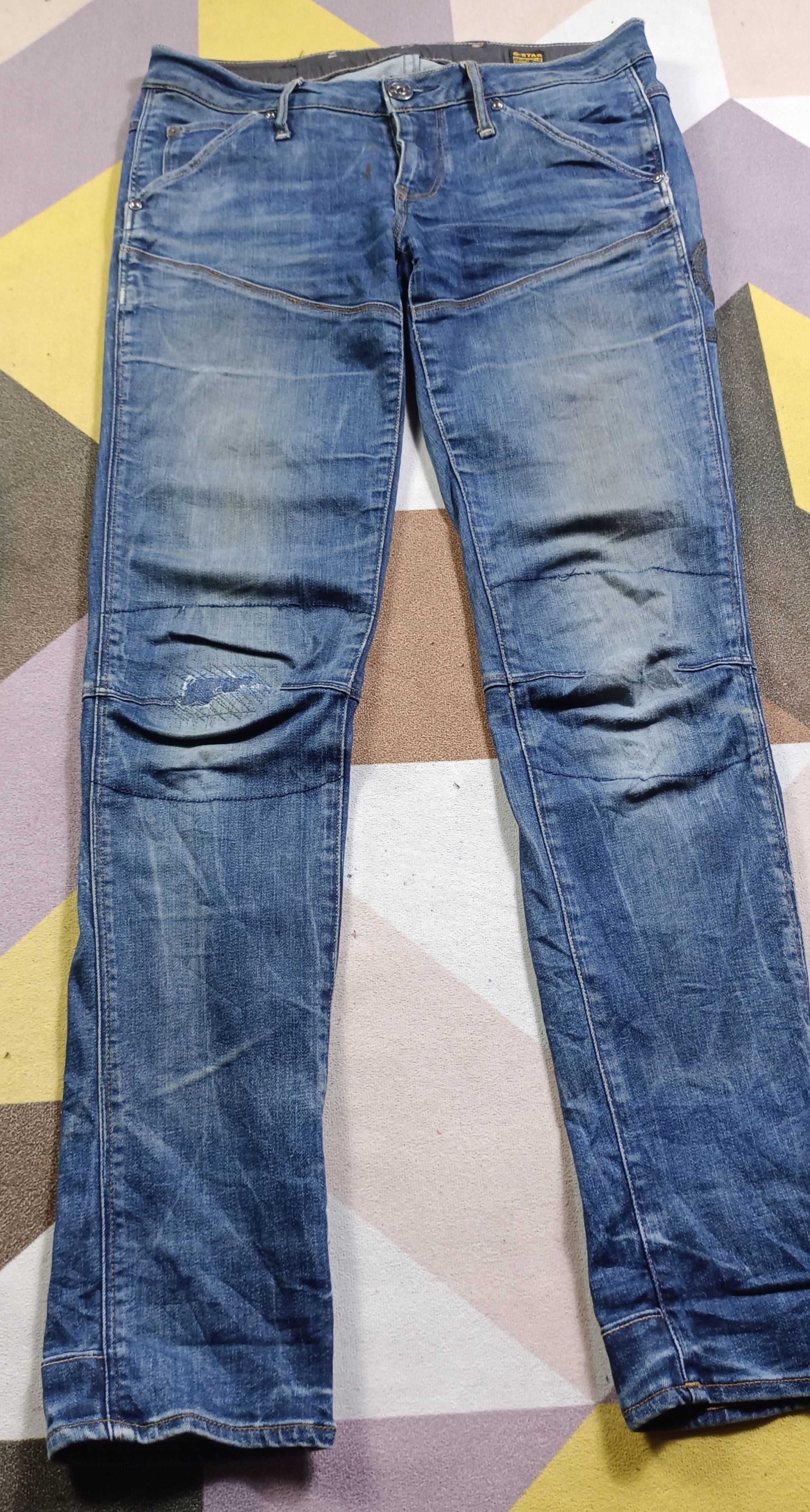 G-Star G Star RAW Embroidered 96 Denim Size US 30 / EU 46 - 3 Thumbnail