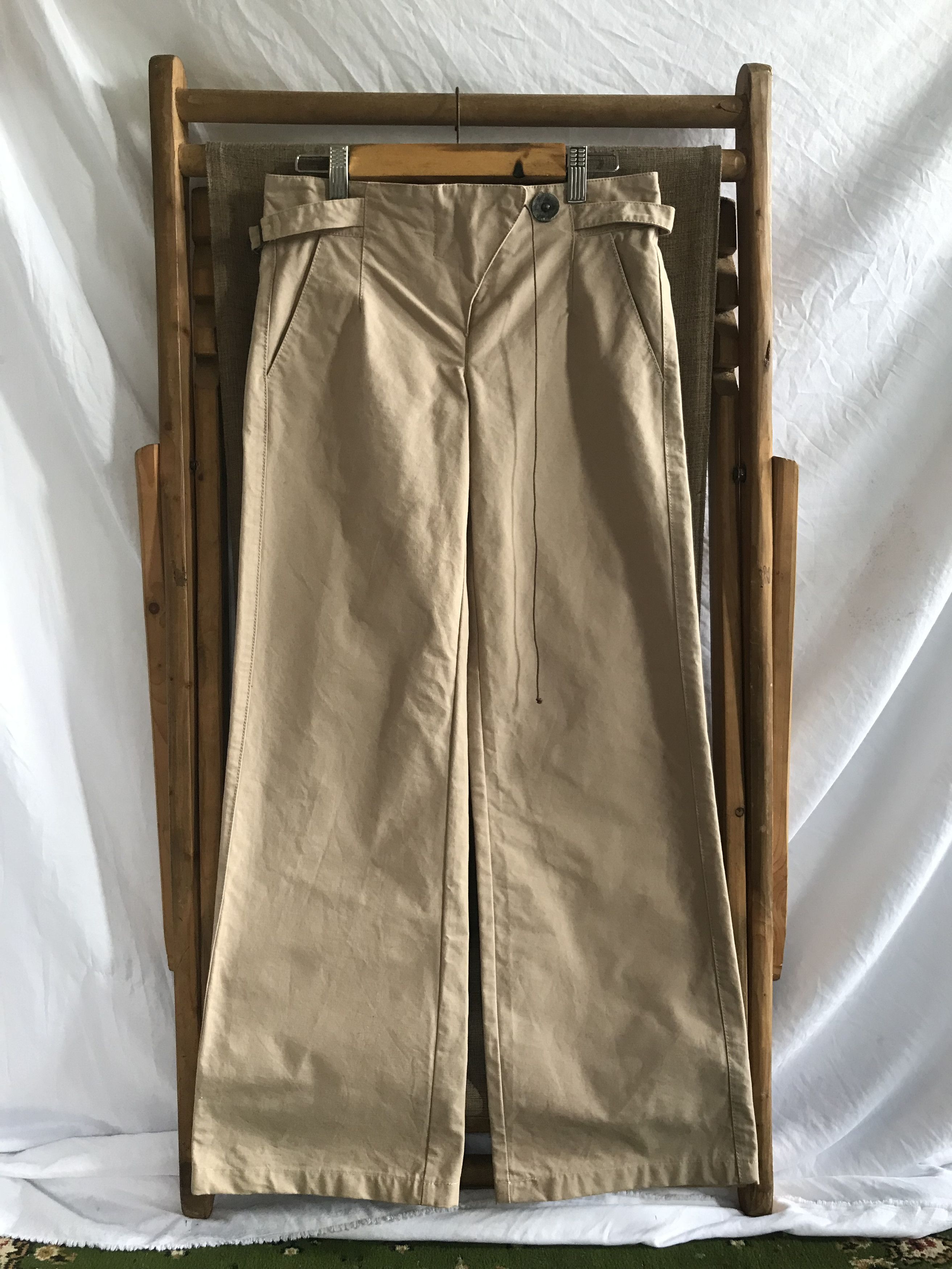 パンツ MANDARINA DUCK 90s Archive Workpants Late 1990s Mandarina Duck Curved Side Seam Slit Pocket