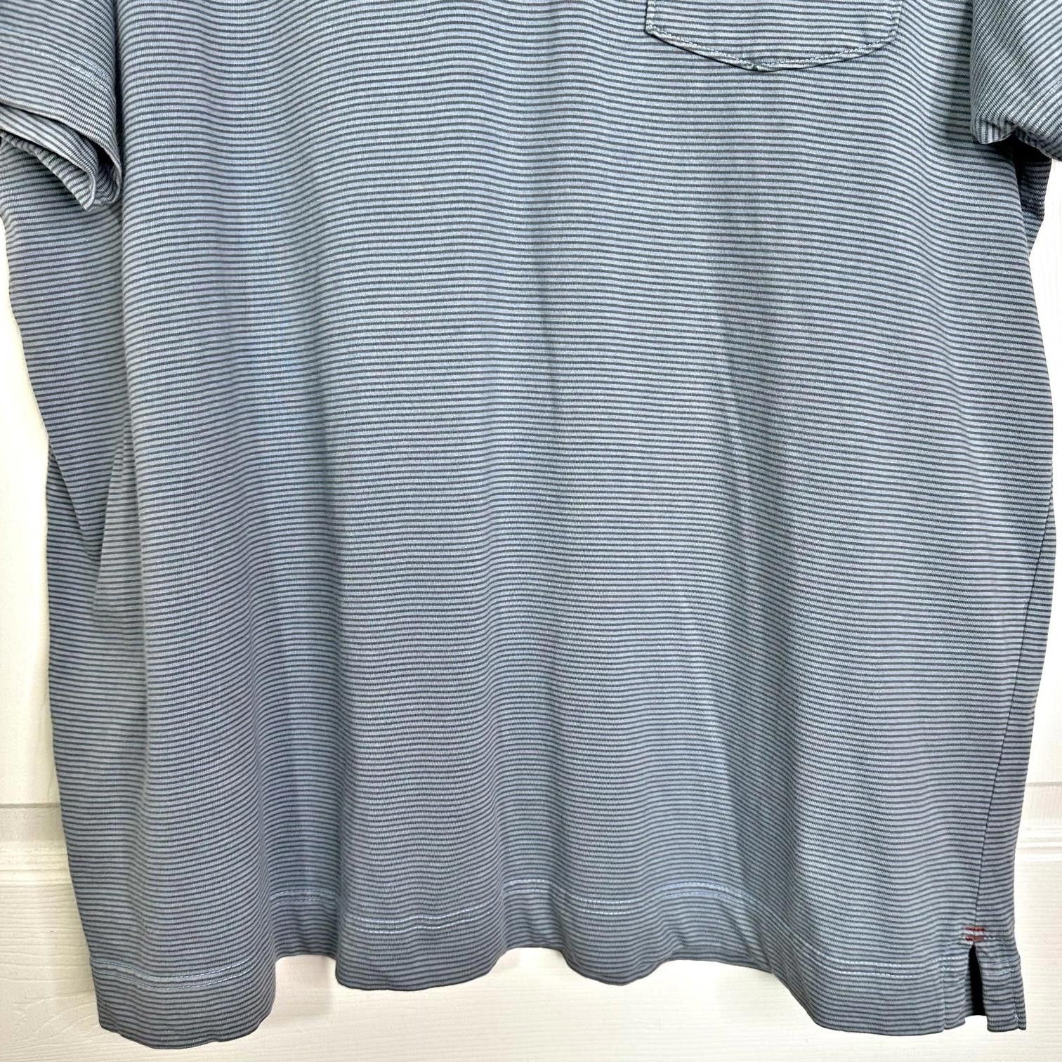 Eddie Bauer Eddie Bauer Island Wash Striped SS Polo Shirt Blue Men’s XL Size US XL / EU 56 / 4 - 4 Thumbnail