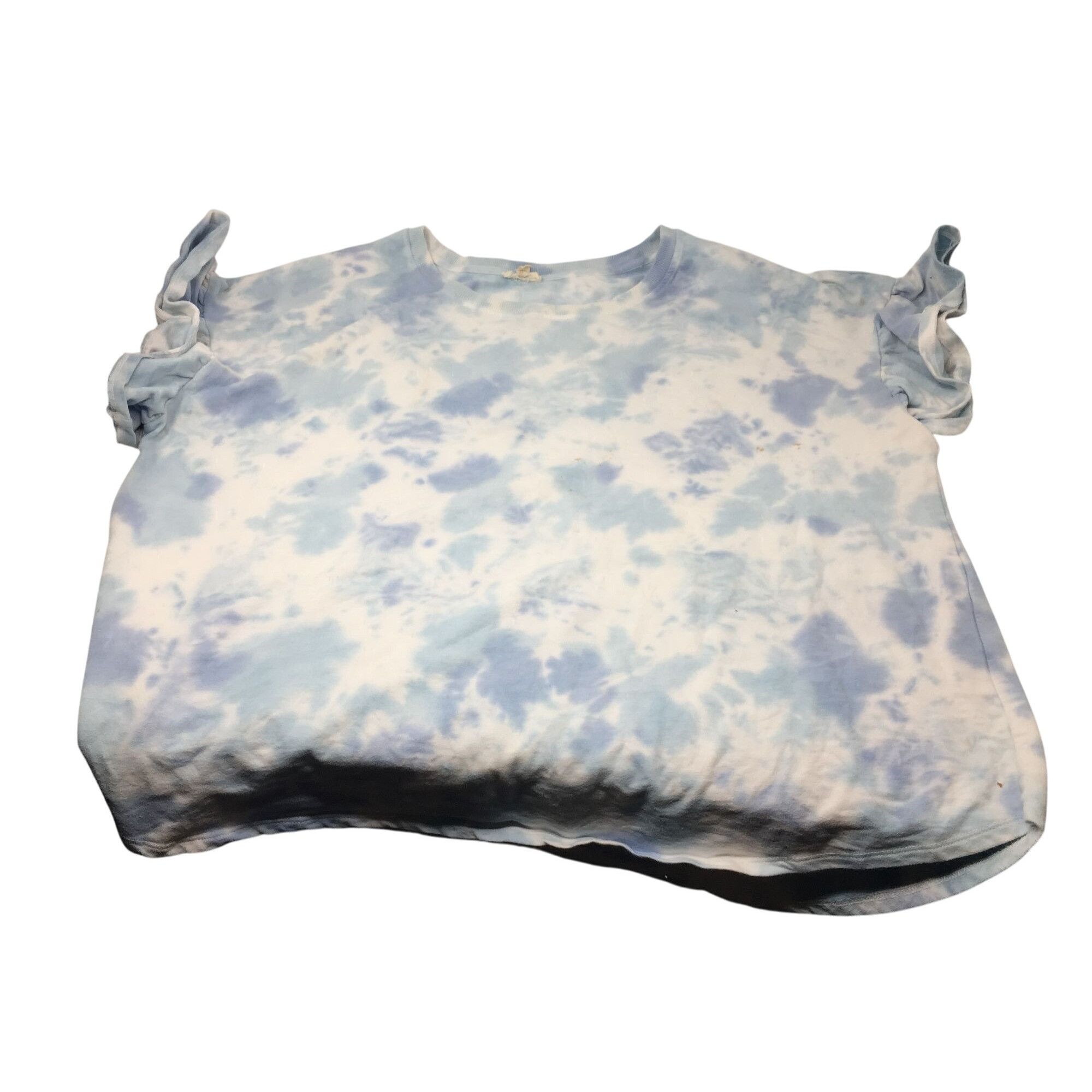Other ''Jane and Delaney'' Womens Size 3X Tie Dyed Blue & White Sh Size 3XL / US 20-22 - 1 Thumbnail