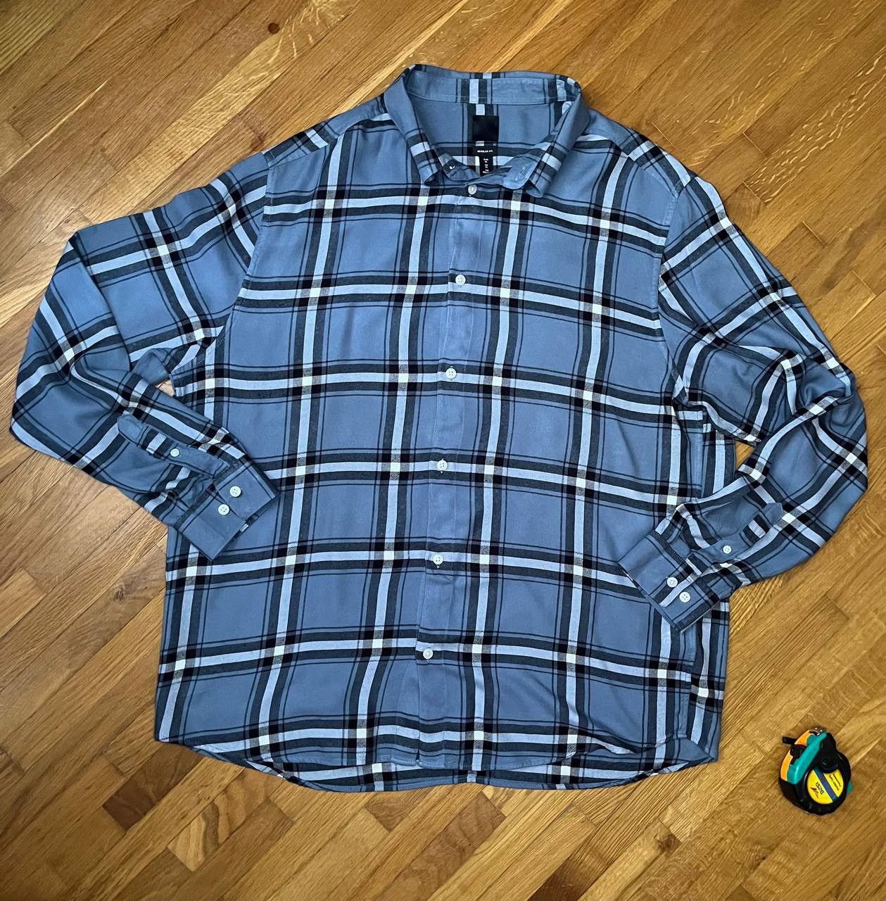 H&M H&M basic checkered multicolor oversized shirt Size US XL / EU 56 / 4 - 1 Thumbnail