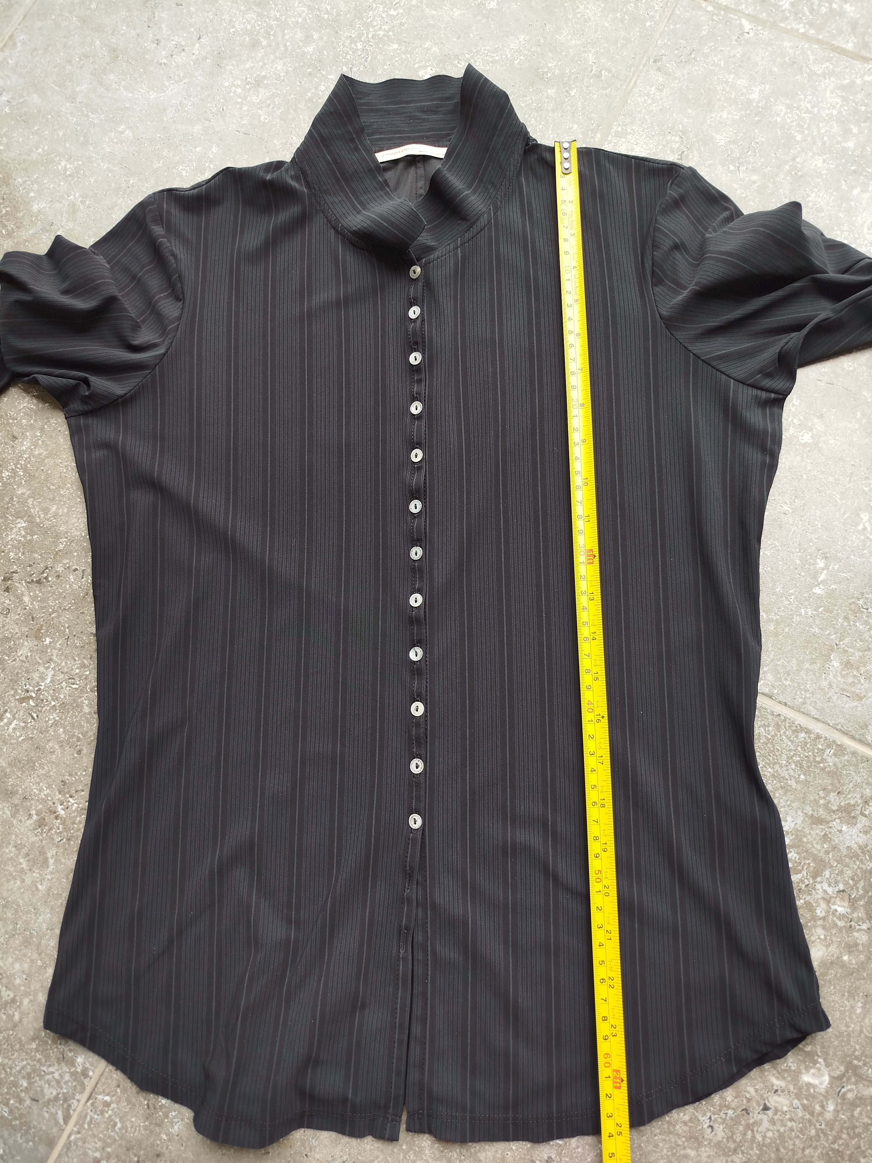 Marithe + Francois Girbaud Shirt Top Striped Button Up Jersey Vintage Y2K Size L Size L / US 10 / IT 46 - 13 Thumbnail
