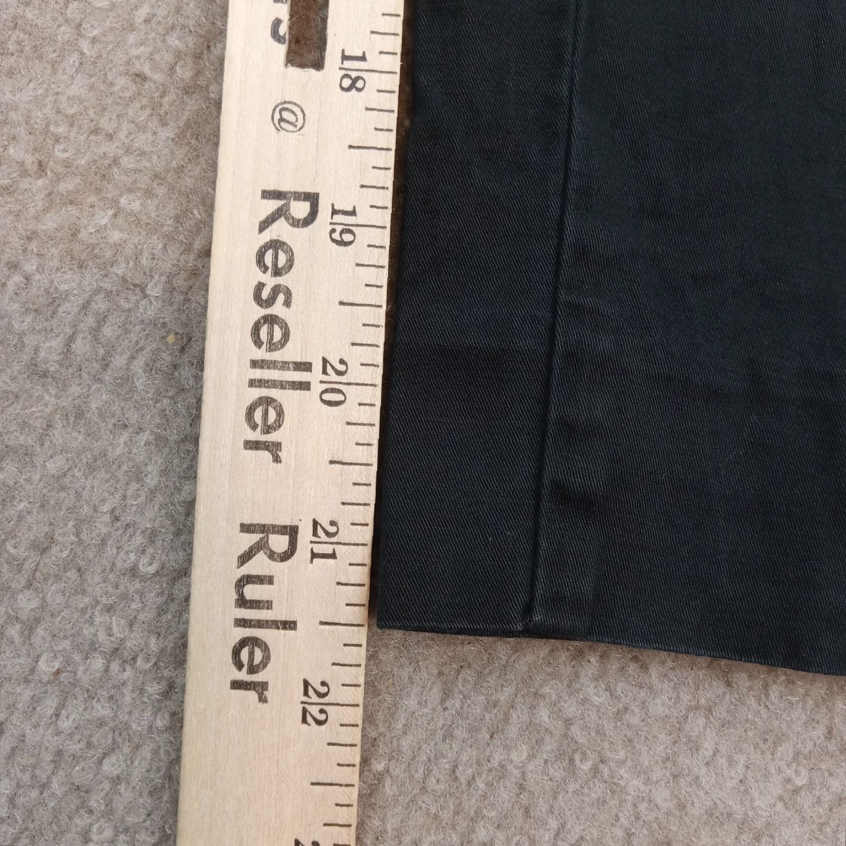 Talbots Talbots Petite Black Stretch Chino Straight Leg Pants Womens Size 4P Size 28" / US 6 / IT 42 - 3 Thumbnail