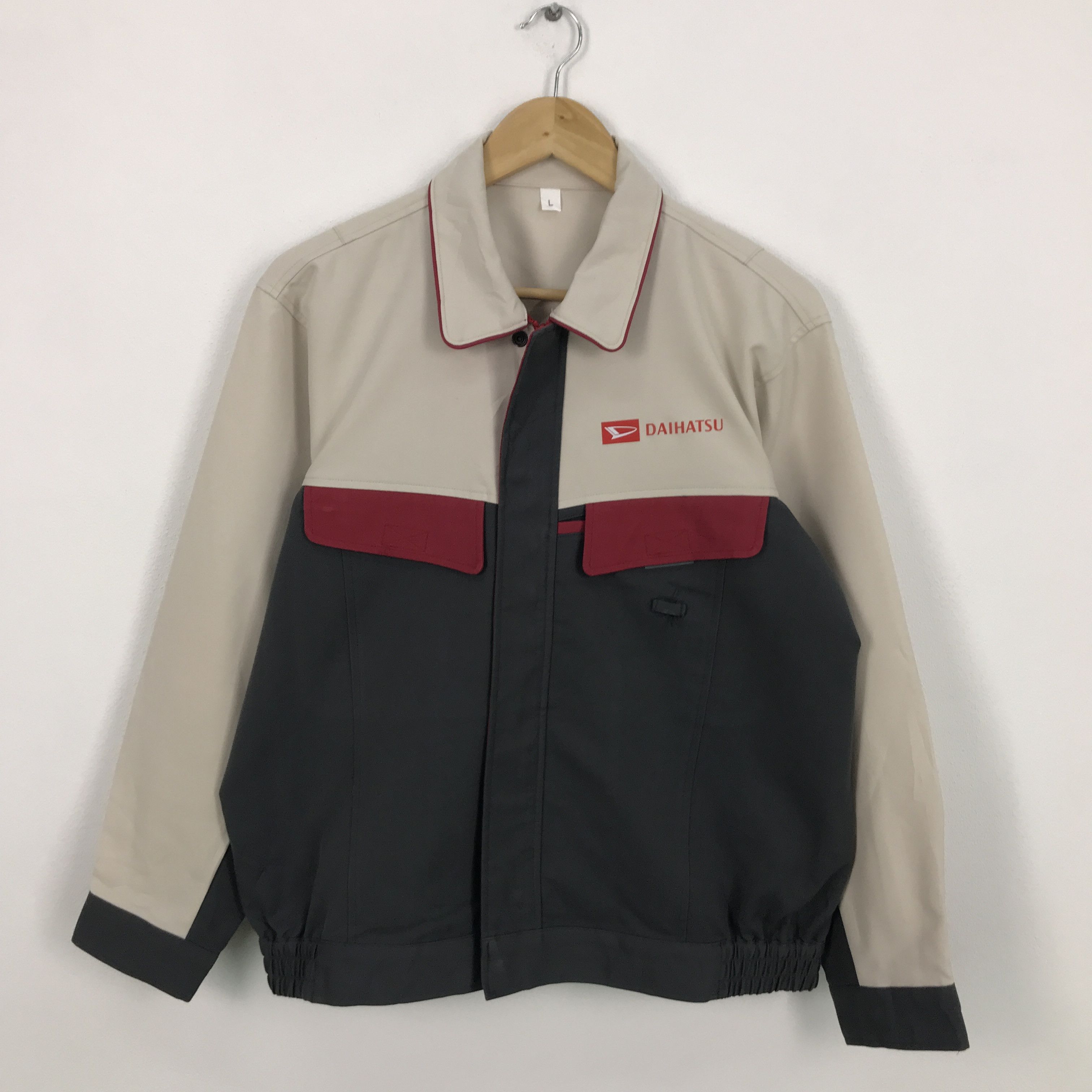 Japanese Brand Vintage daihatsu work uniform up zipper jacket Size US L / EU 52-54 / 3 - 1 Thumbnail