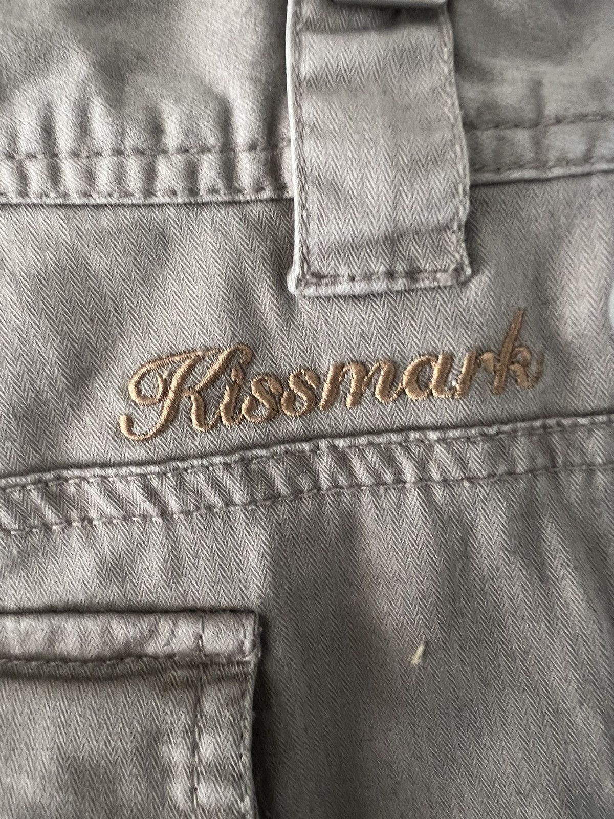 Hysteric Glamour THRASHED🔥KISSMARK DRAWSTRING CARGO 3D PANT Size US 29 - 11 Thumbnail