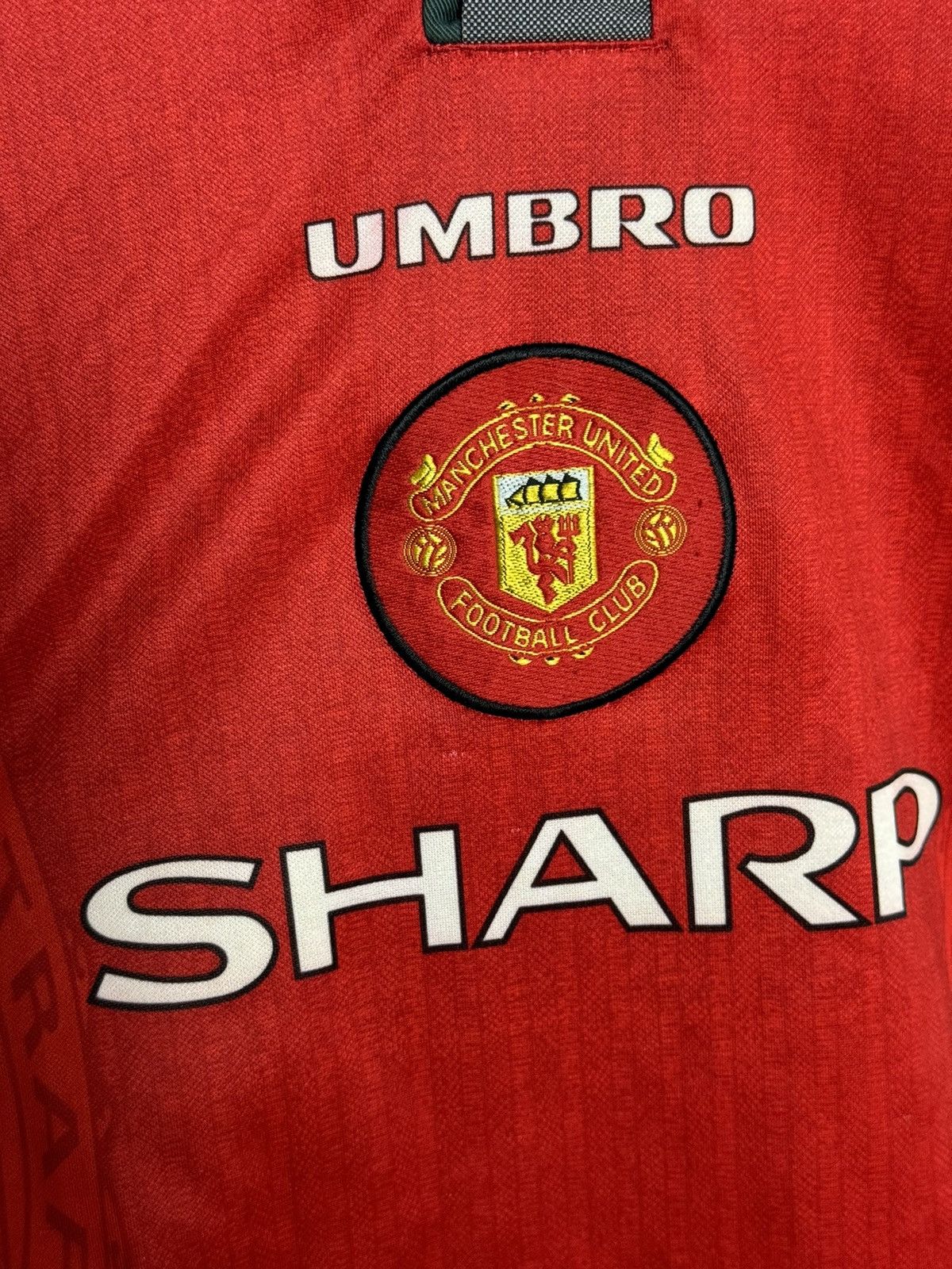 Umbro KIDS Manchester United 96/98 Home Football Jersey T-Shirt Size US XS / EU 42 / 0 - 3 Thumbnail