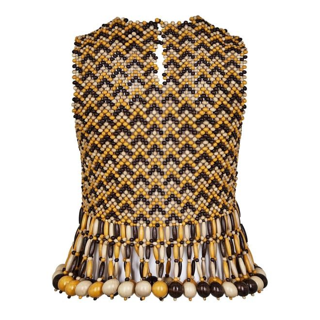 Bottega Veneta Bottega Veneta Sleeveless Beads Tank Top in Multi Size L / US 10 / IT 46 - 2 Thumbnail