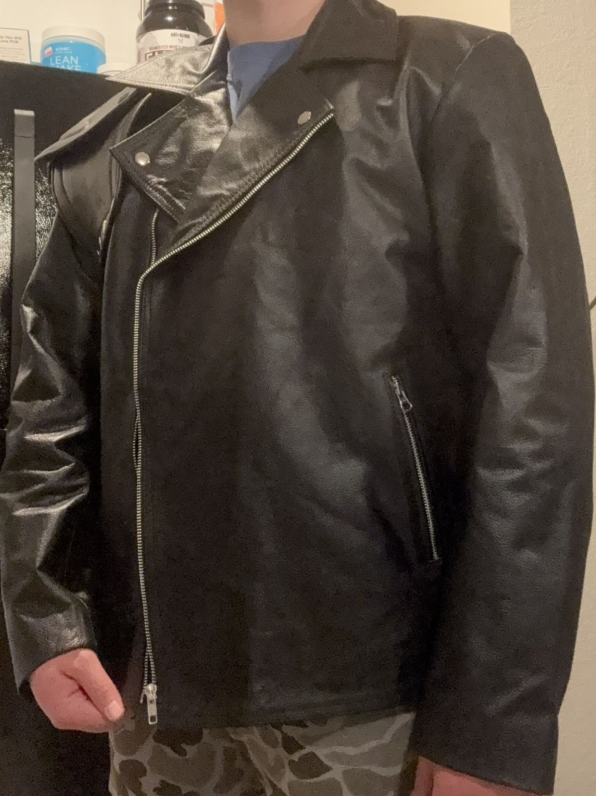 Vintage Mad Max Leather Biker Jacket Size US L / EU 52-54 / 3 - 7 Thumbnail