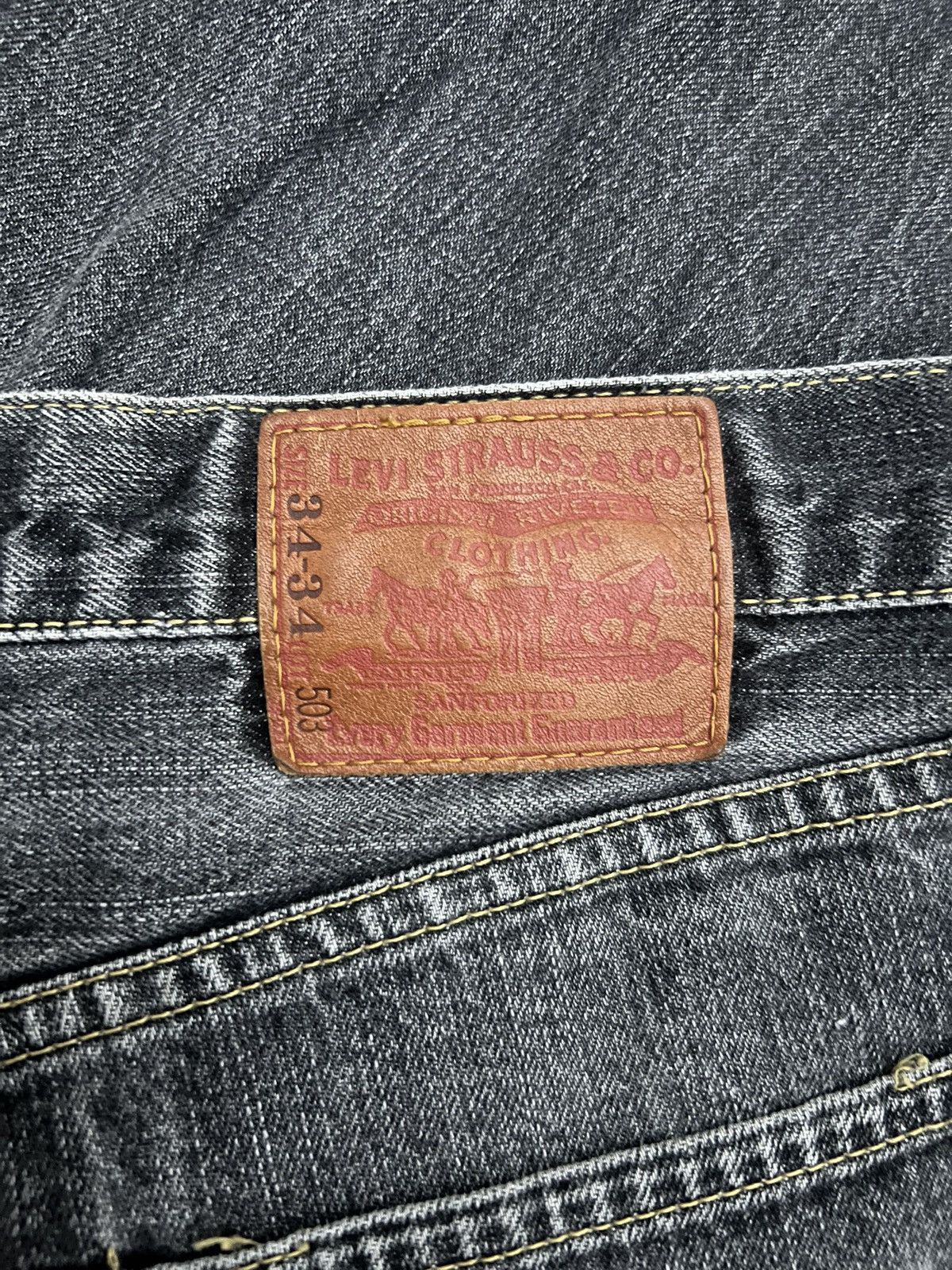 Junya Watanabe JW CDG Man x 10 Corso Como - S/S03 Hand Painted Levi’s Denm Size US 34 / EU 50 - 12 Thumbnail