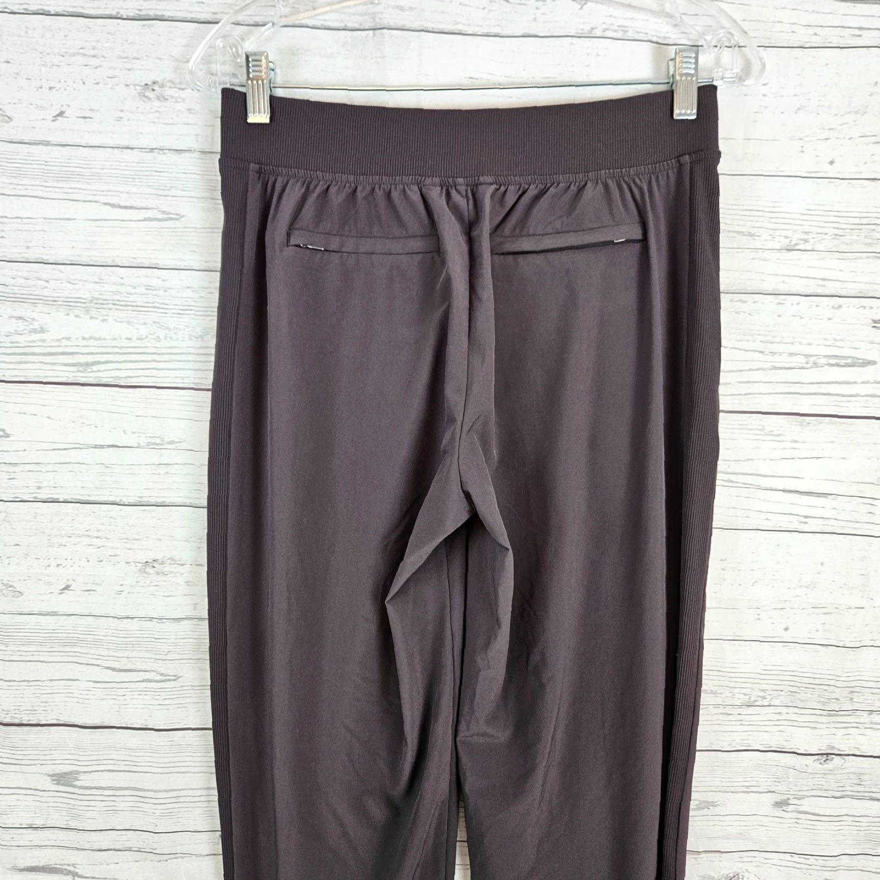 Athleta Athleta Womens Brooklyn Ankle Pants Sz 2 Purple Pull On Mid Rise Size 26" / US 2 / IT 38 - 4 Thumbnail