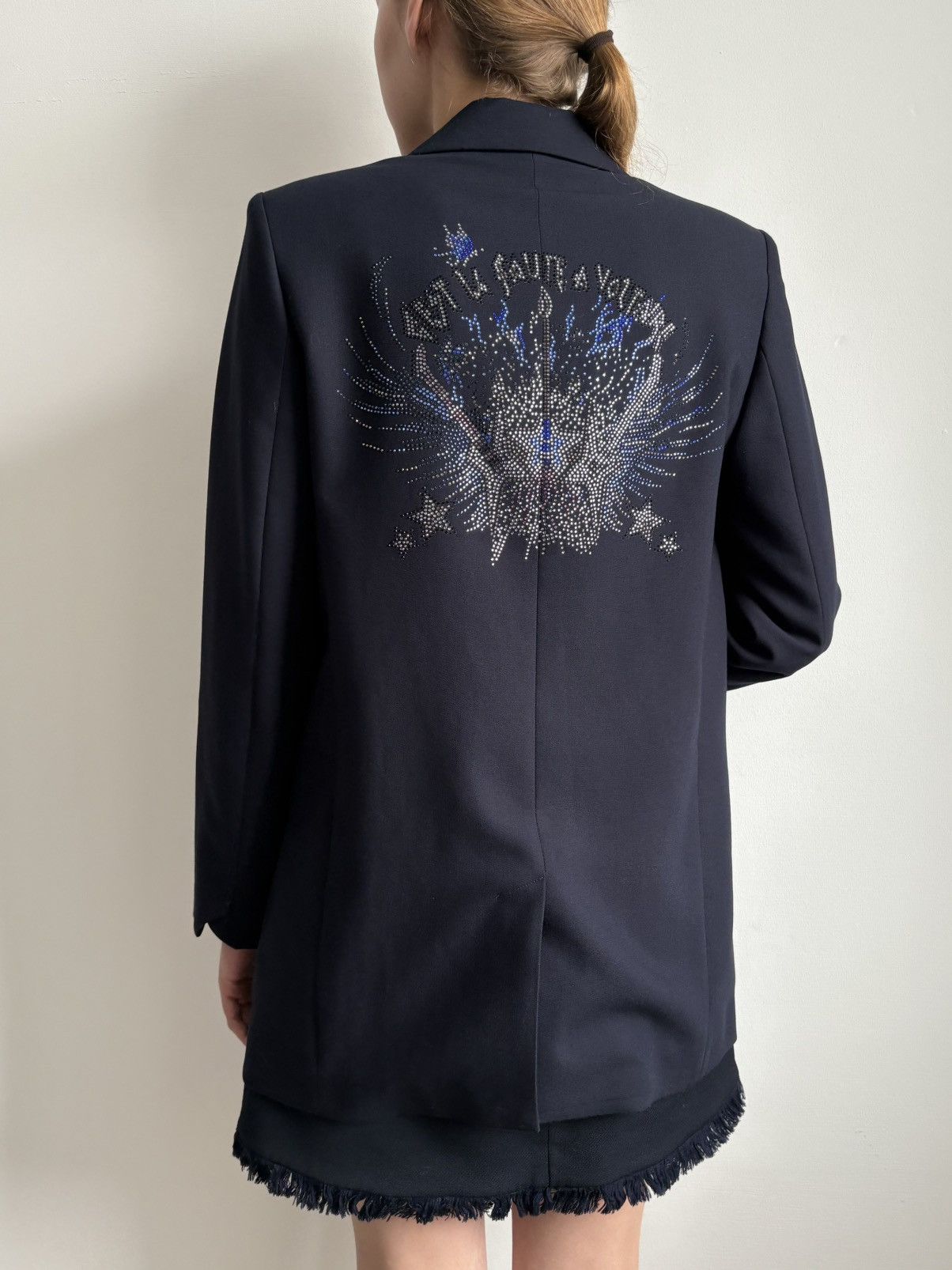 Zadig & Voltaire Zadig & Voltaire Viva Bis Guitar Jacket Rhinestone Blazer Size M / US 6-8 / IT 42-44 - 6 Thumbnail