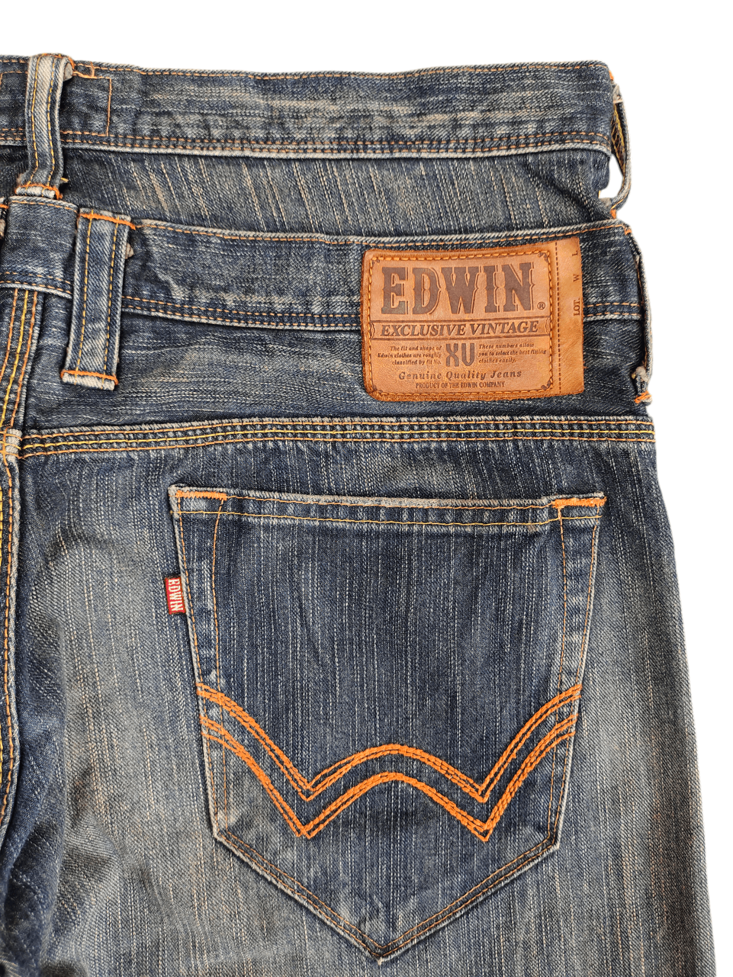 Comme des Garcons × Undercover Vintage Y2k Edwin Xv Double Waist Clawmark Denim Jeans Size US 35 - 13 Thumbnail