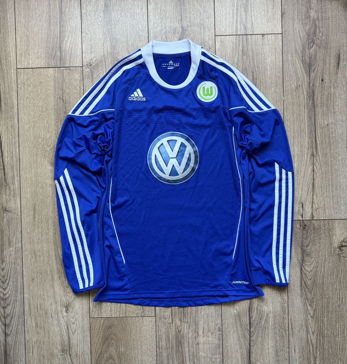 Adidas × Vintage Koszulka piłkarska Adidas VfL Wolfsburg 2010/11 Formotion Size US L / EU 52-54 / 3 - 1 Thumbnail