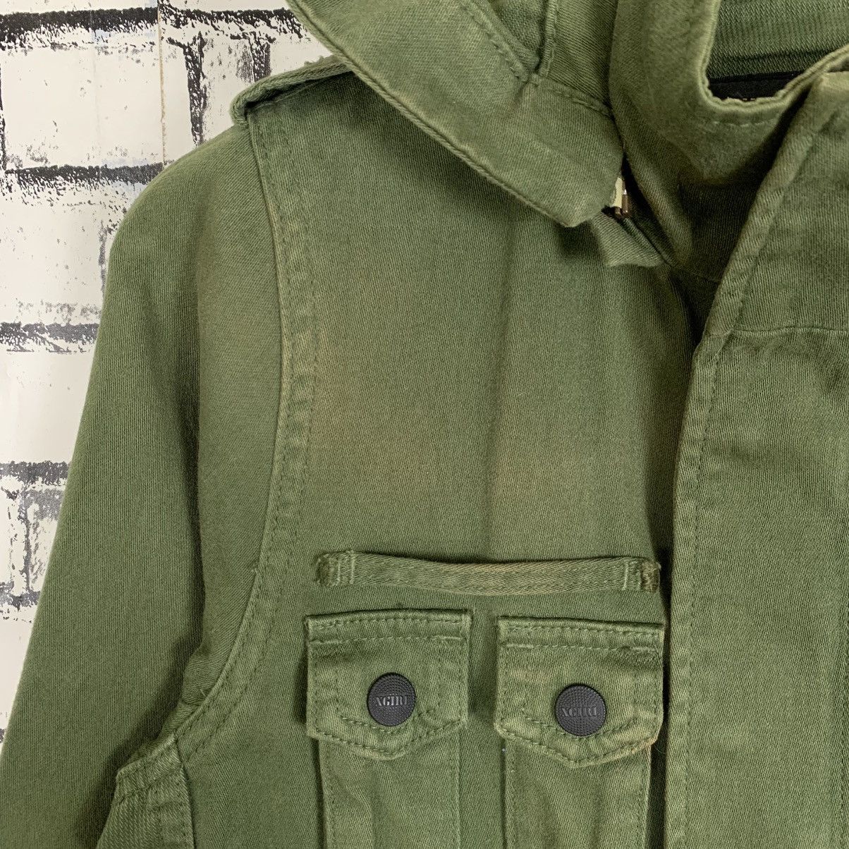 Designer × Japanese Brand × Vintage Vintage X-Girl Army Jacket Size US S / EU 44-46 / 1 - 7 Thumbnail
