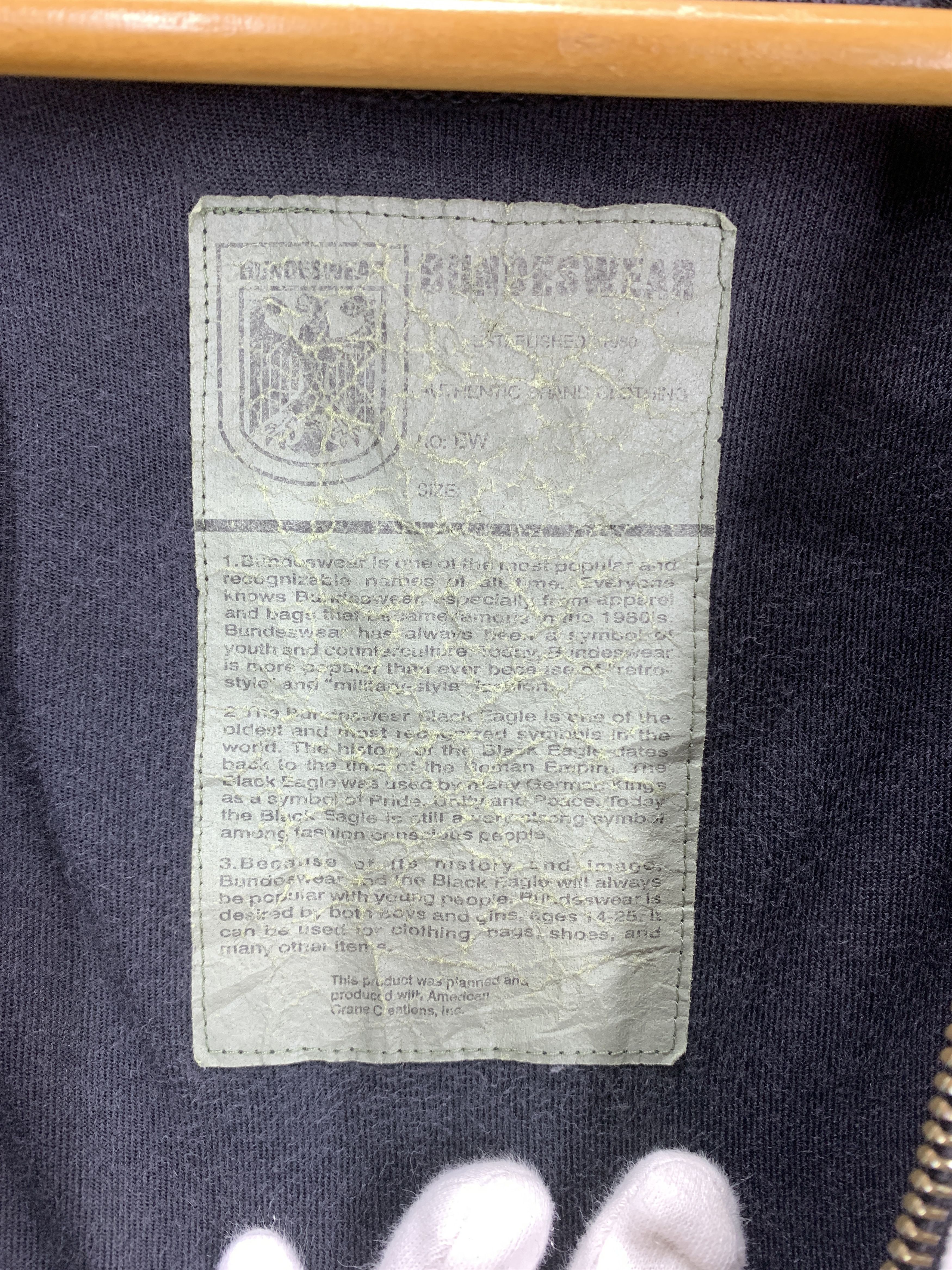 Other BUNDESWEAR Zipper Jacket / Fleece #2206/21 Size US M / EU 48-50 / 2 - 7 Thumbnail
